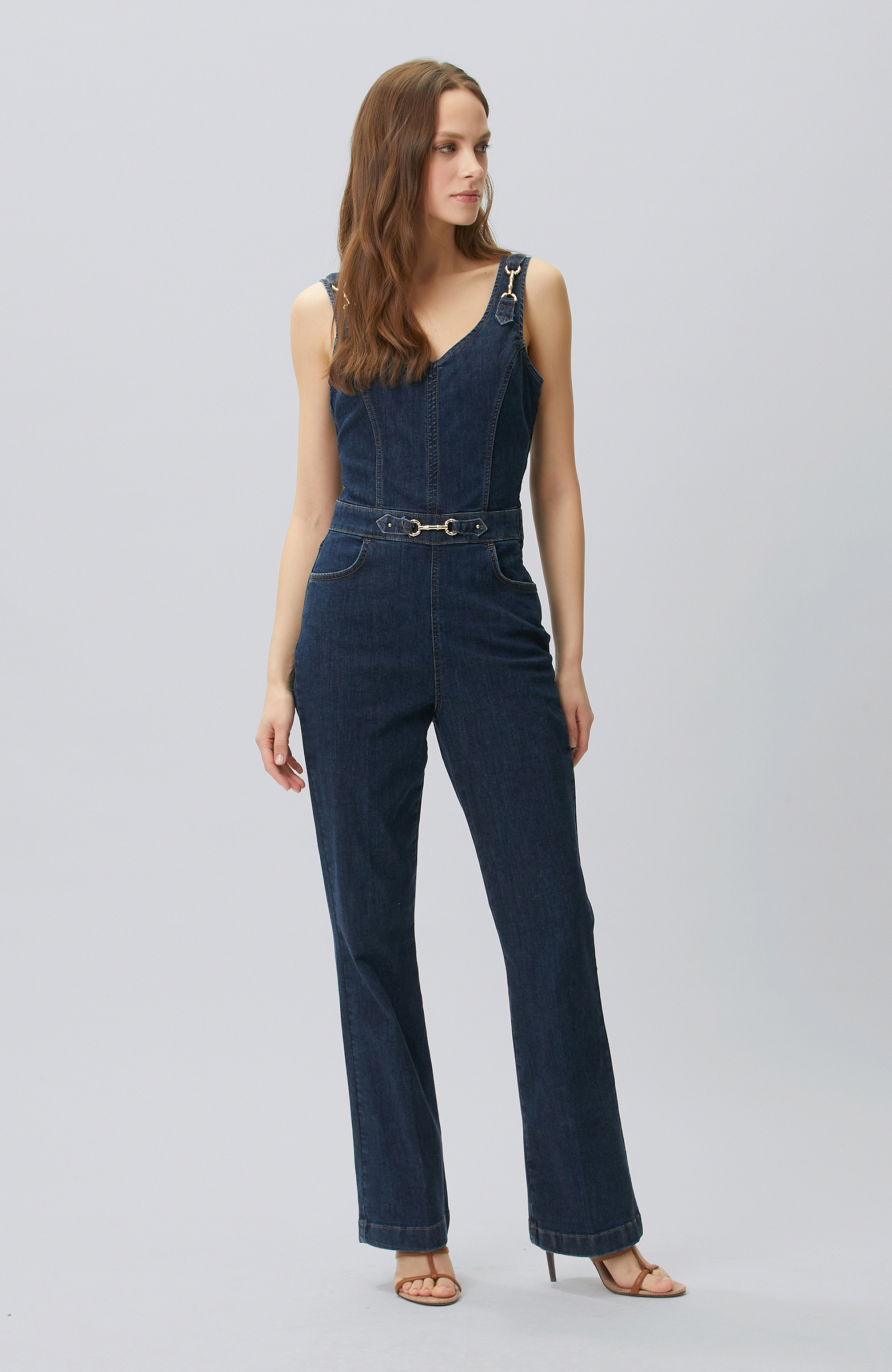 Indigo Denim Jumpsuit