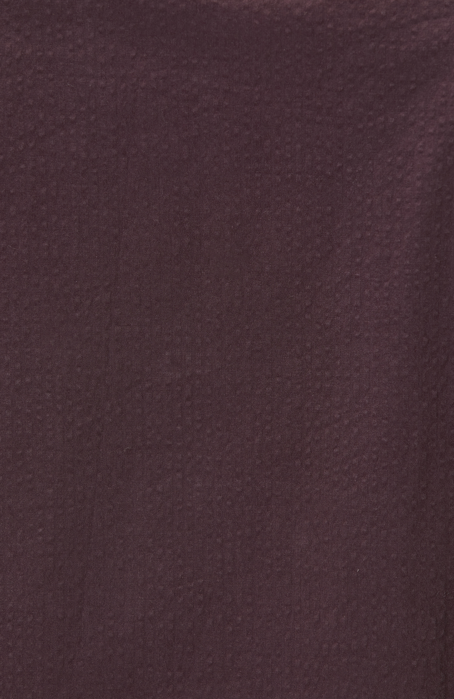 Relaxed Fit Bordo Etek Ucu Lastikli Gofreli Gömlek