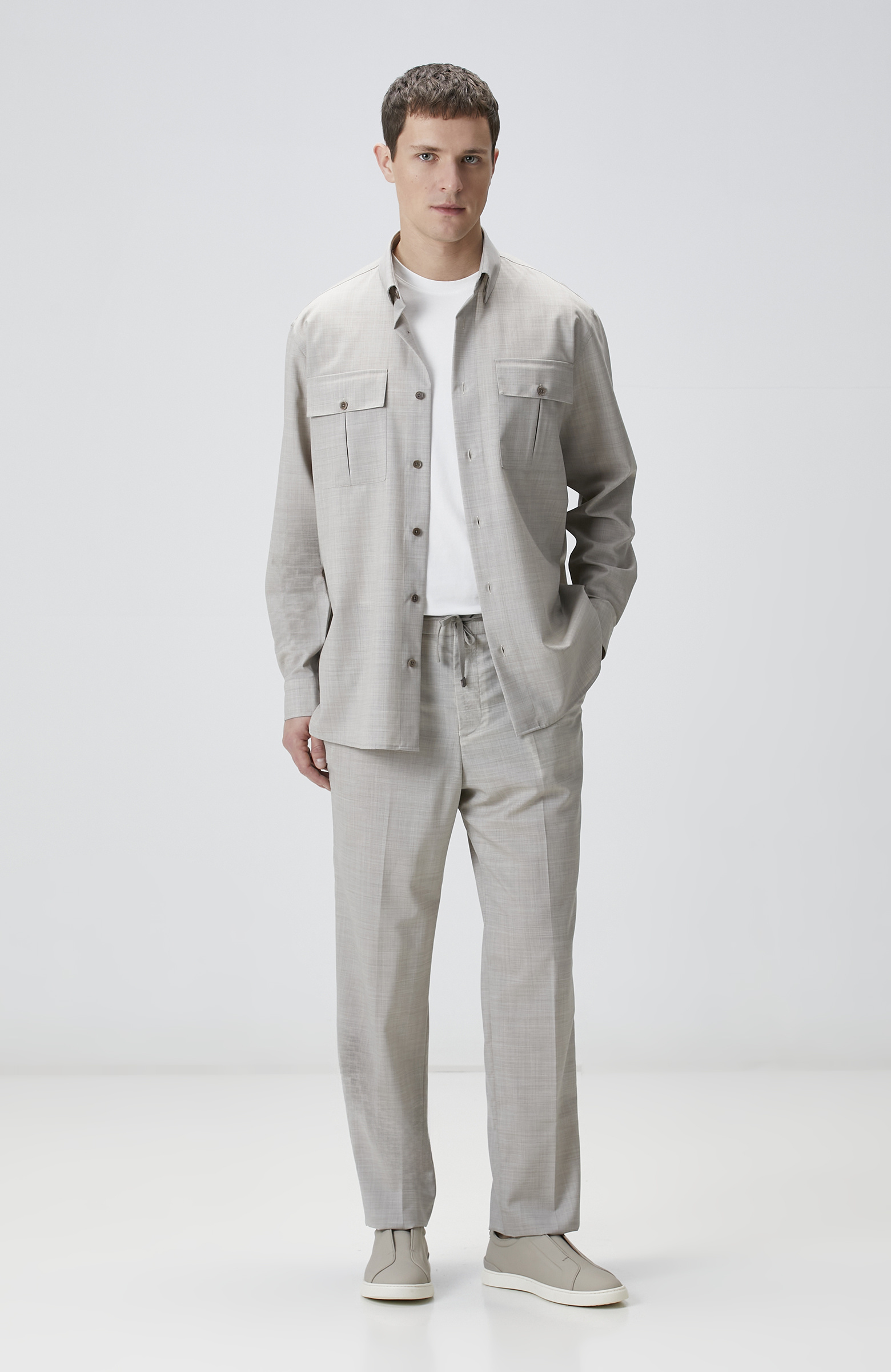 Limited Bej Yün Gömlek