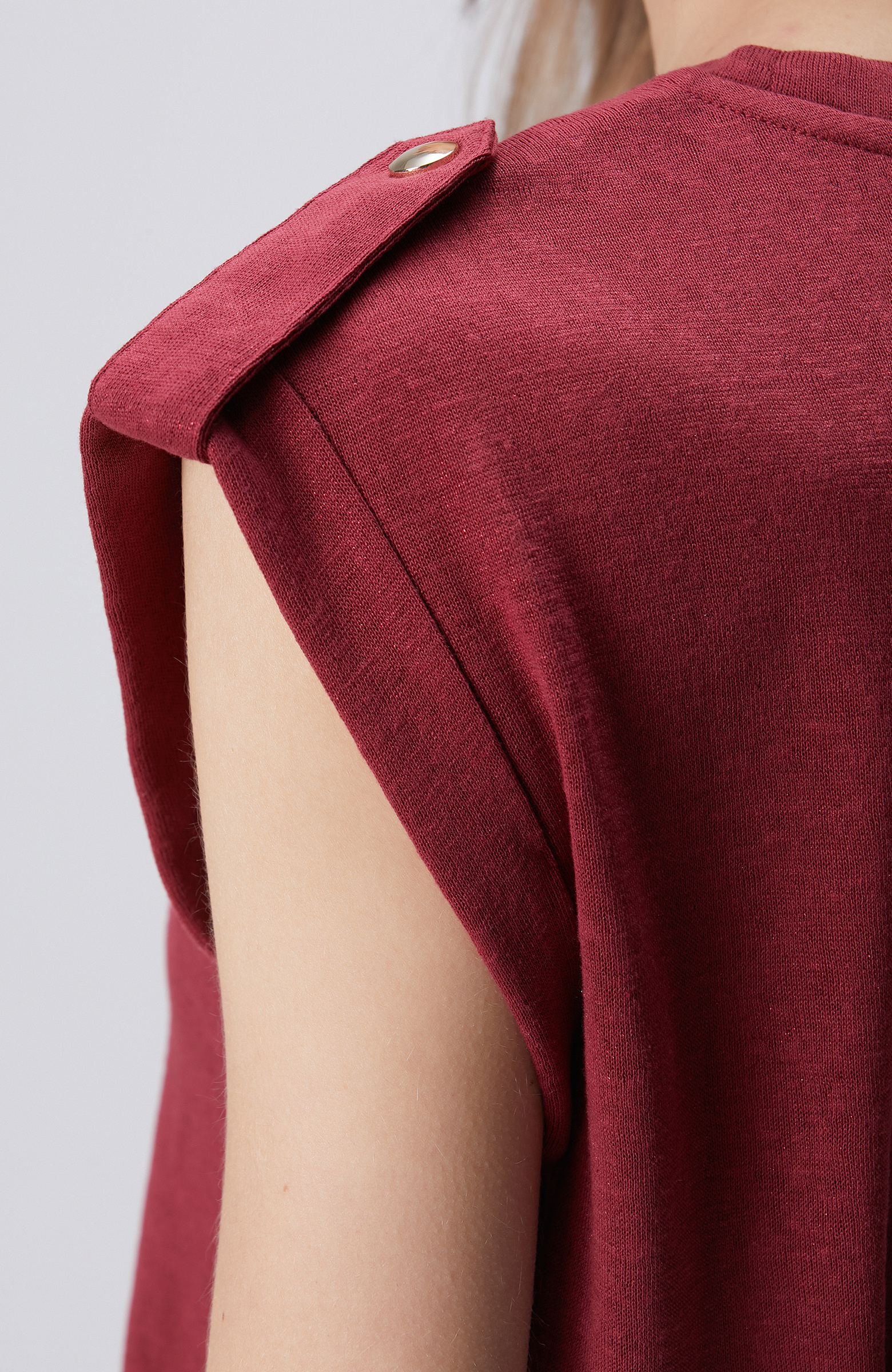 Vişne Varak Baskılı T-shirt