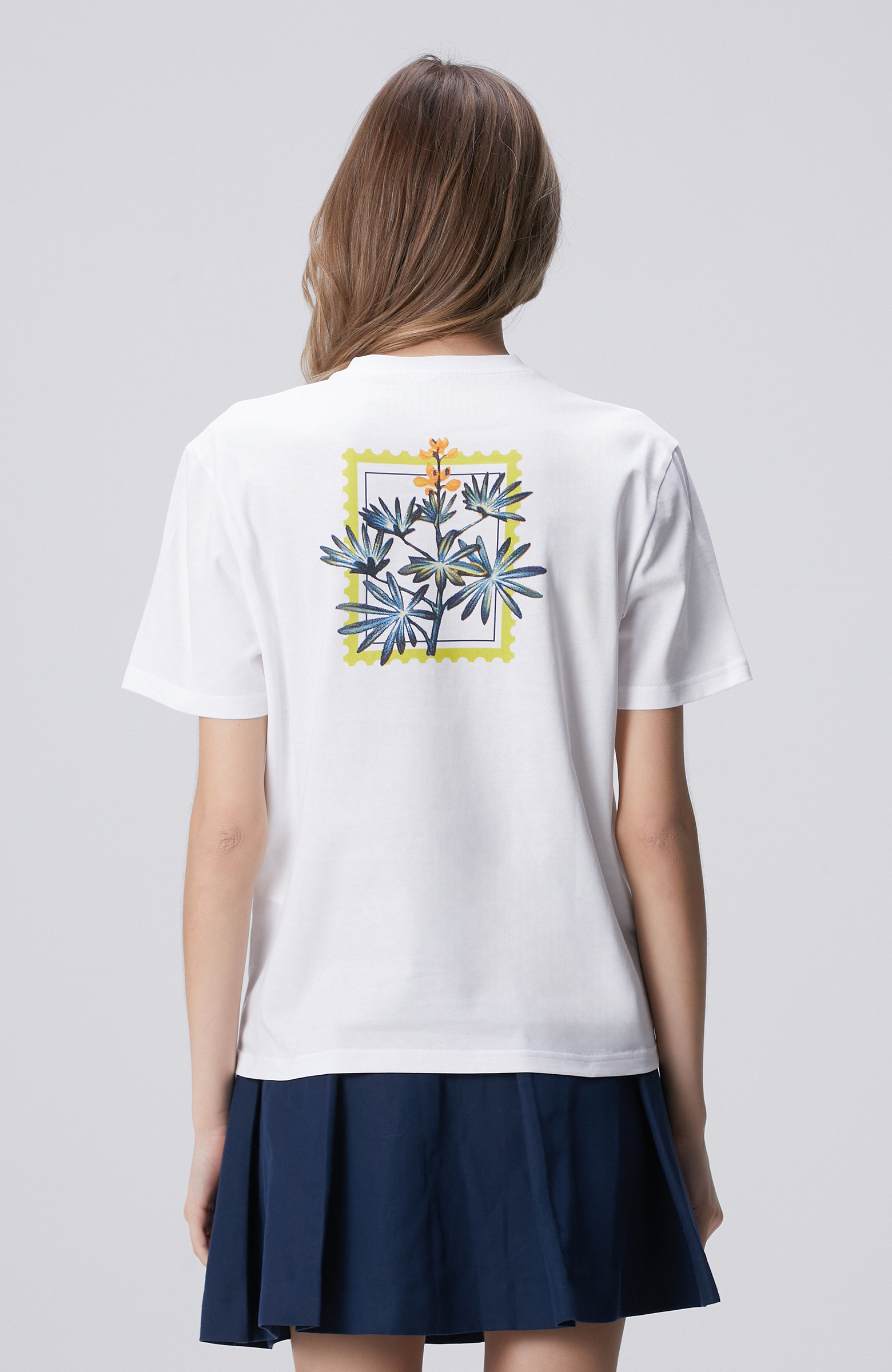 N-Tech Kırık Beyaz Baskılı T-shirt