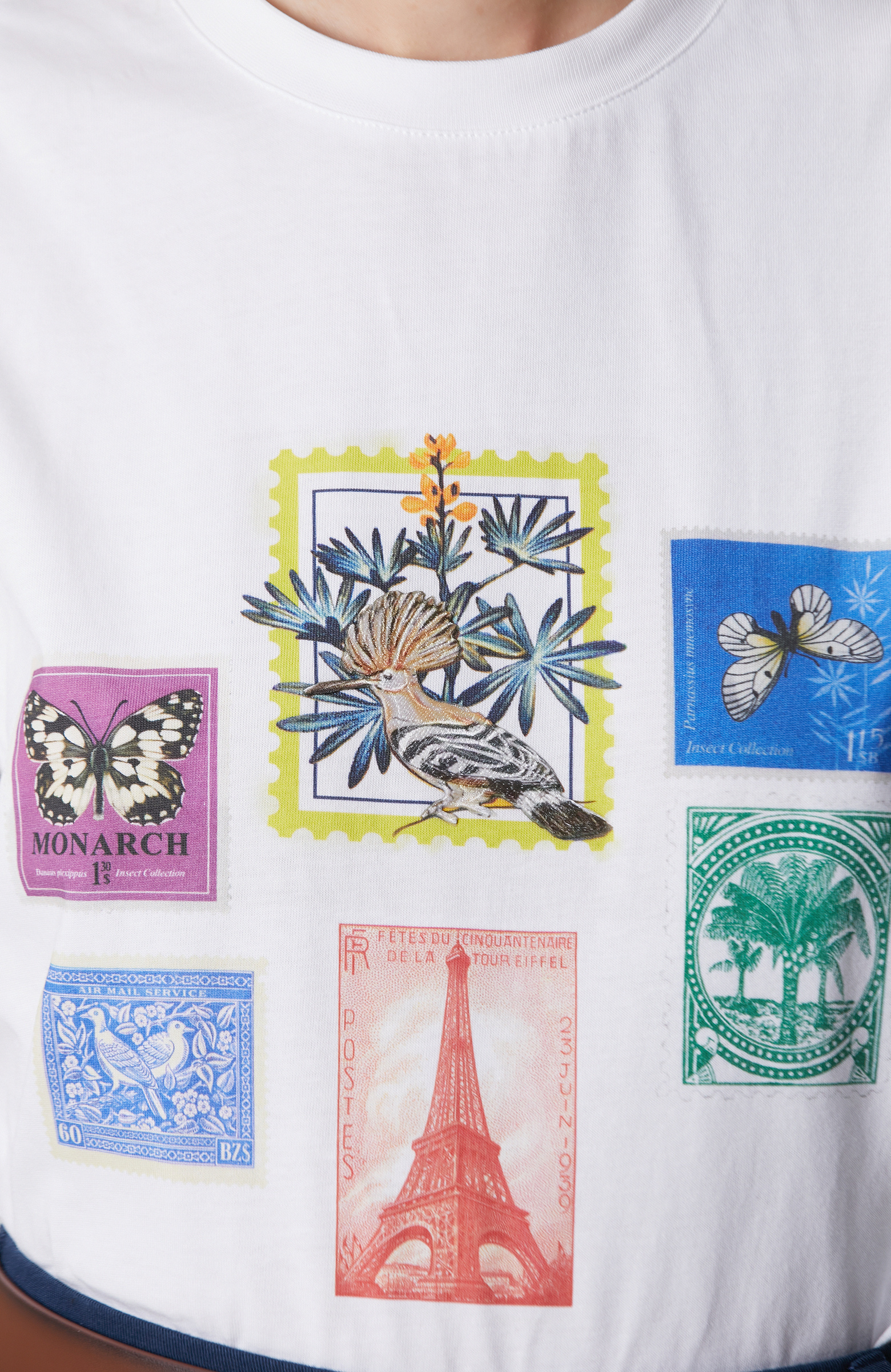 N-Tech Kırık Beyaz Baskılı T-shirt