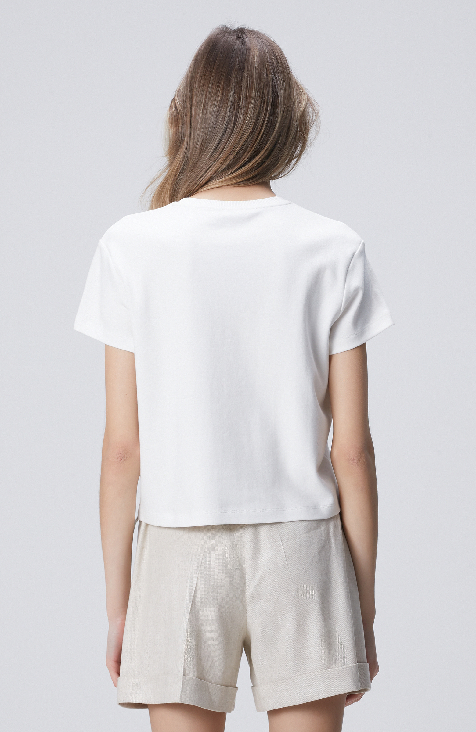 Off White Stone Printed T-shirt