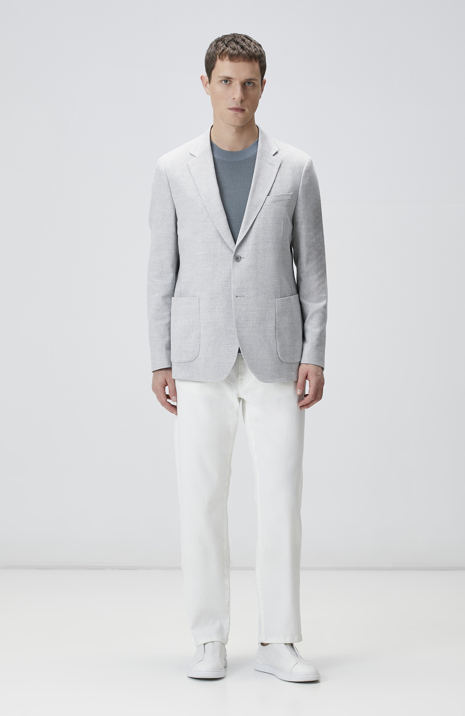 Kırık Beyaz Denim Pantolon