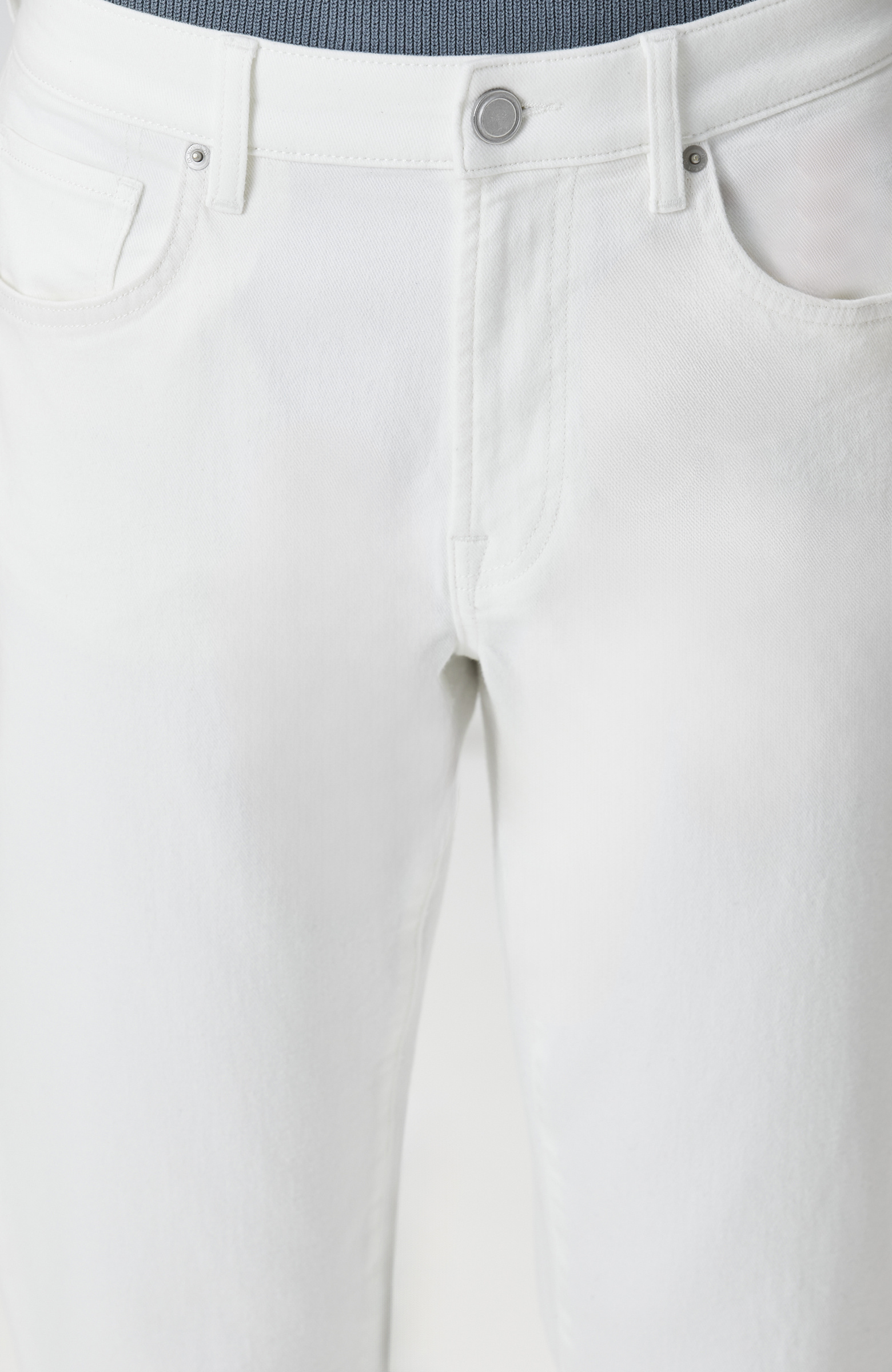 Kırık Beyaz Denim Pantolon