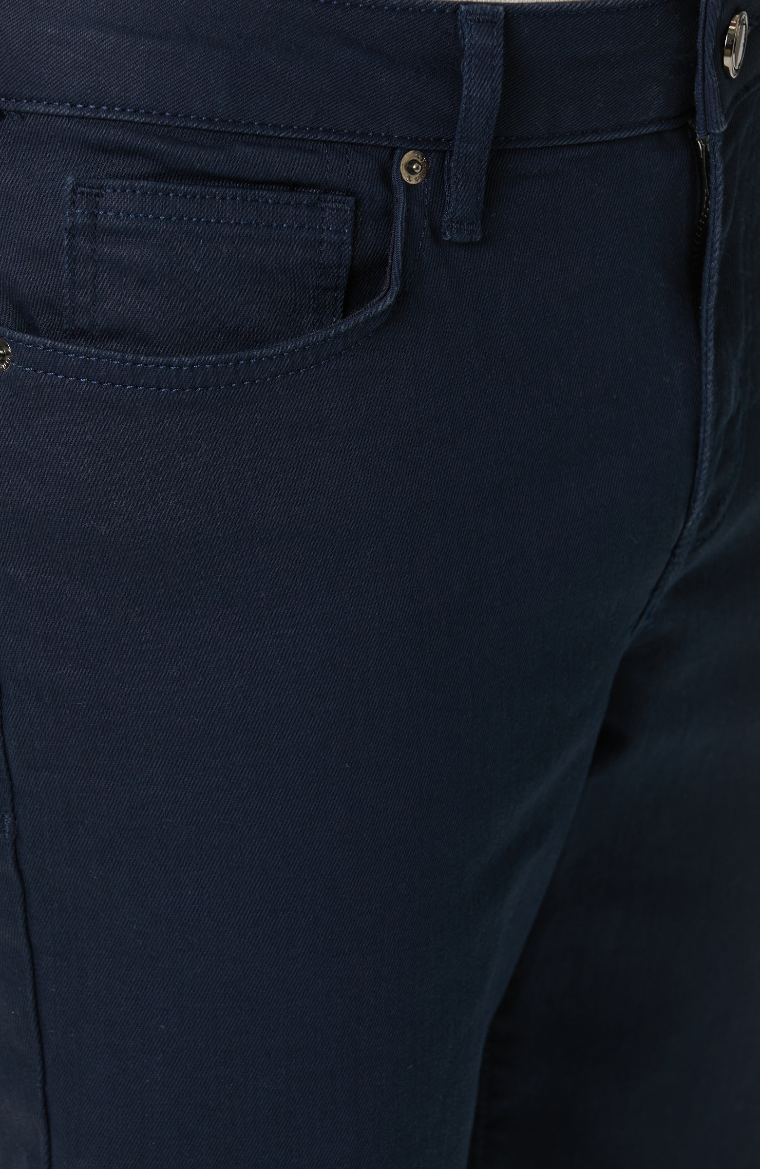 Lacivert Kaplamalı Denim Pantolon