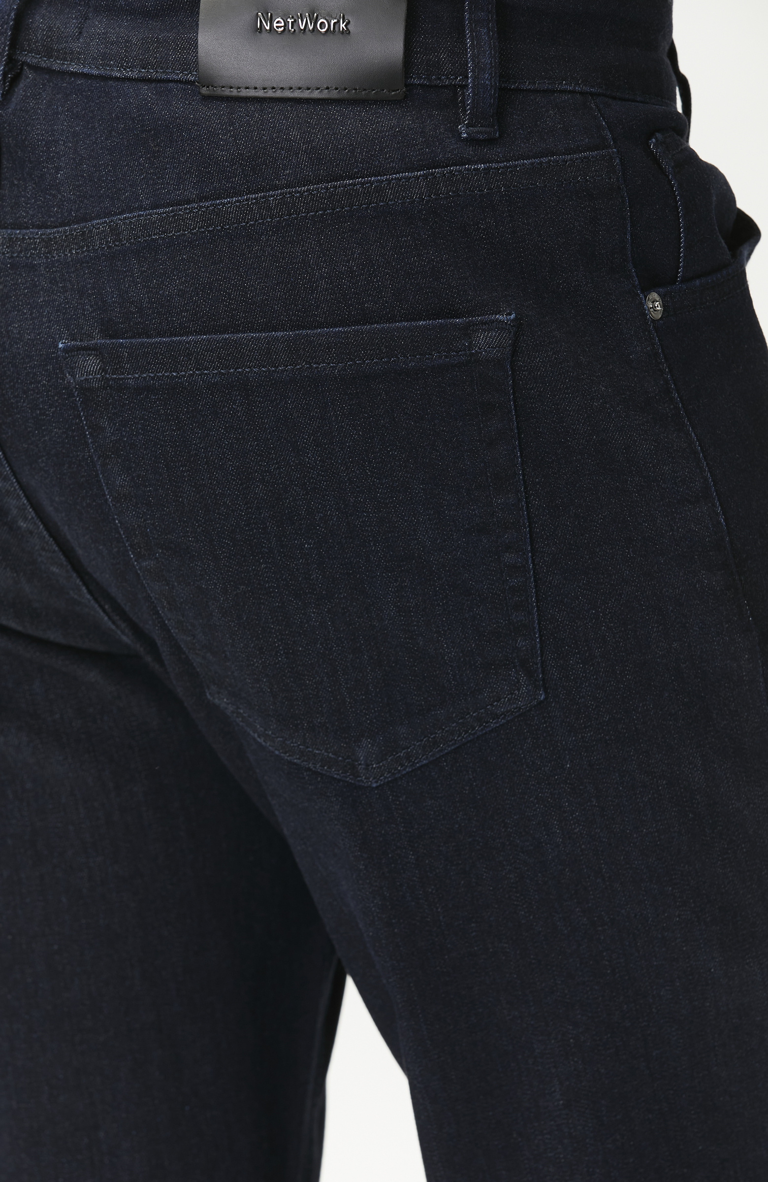 Koyu Lacivert Denim Pantolon