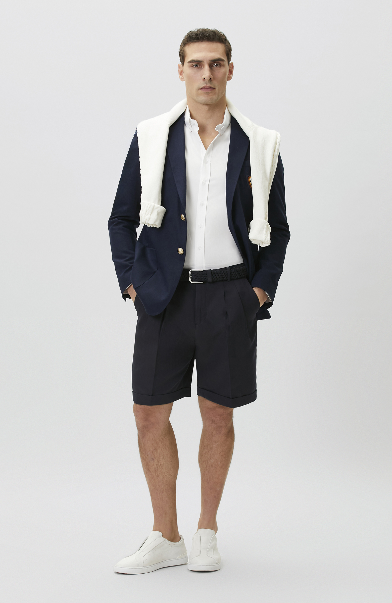 Slim Fit Beyaz Oxford Gömlek