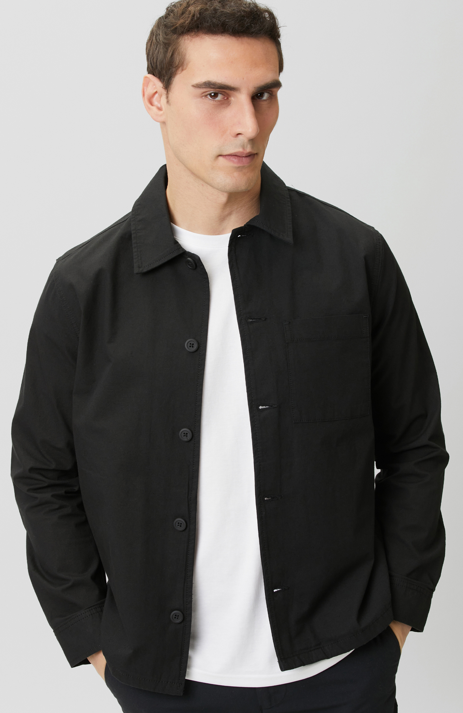 Siyah Dış Gömlek