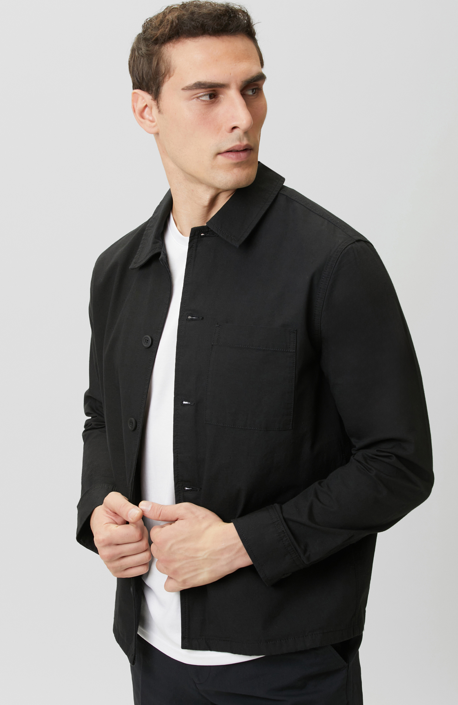 Siyah Dış Gömlek