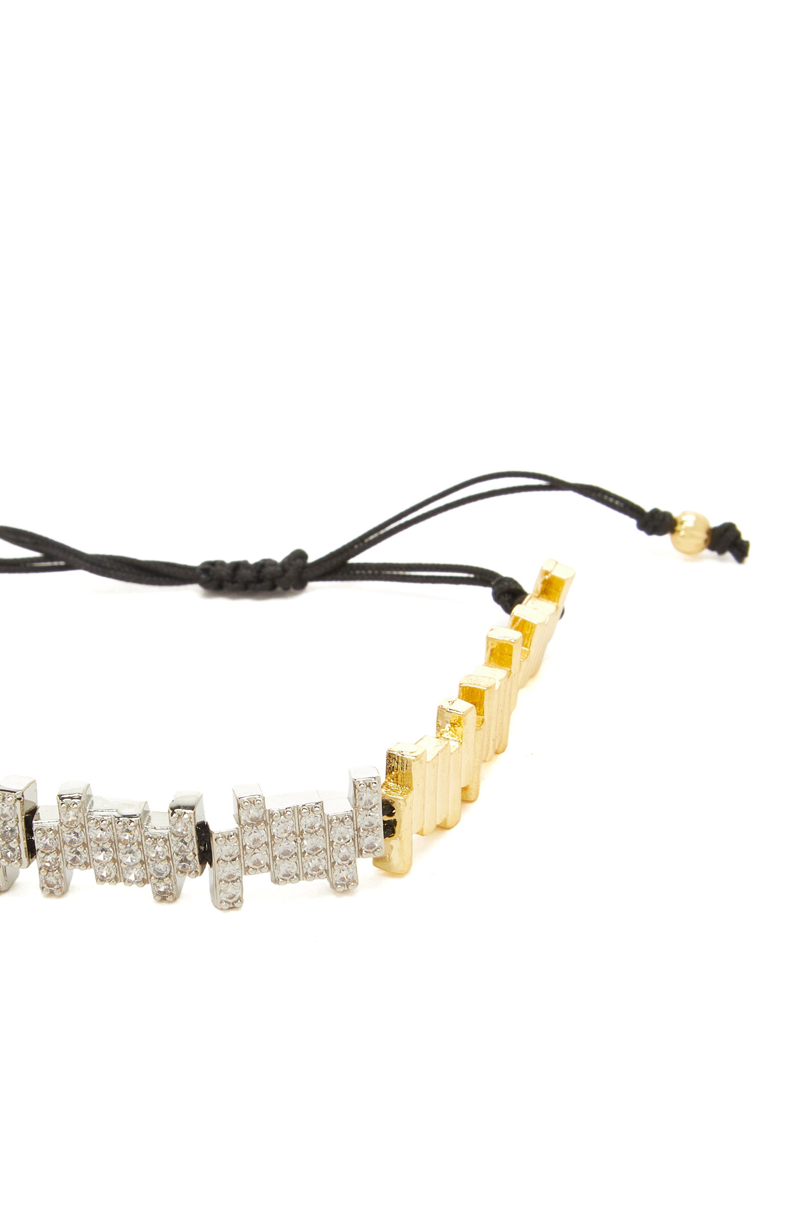 Silver Gold Stone Women's Bracelet