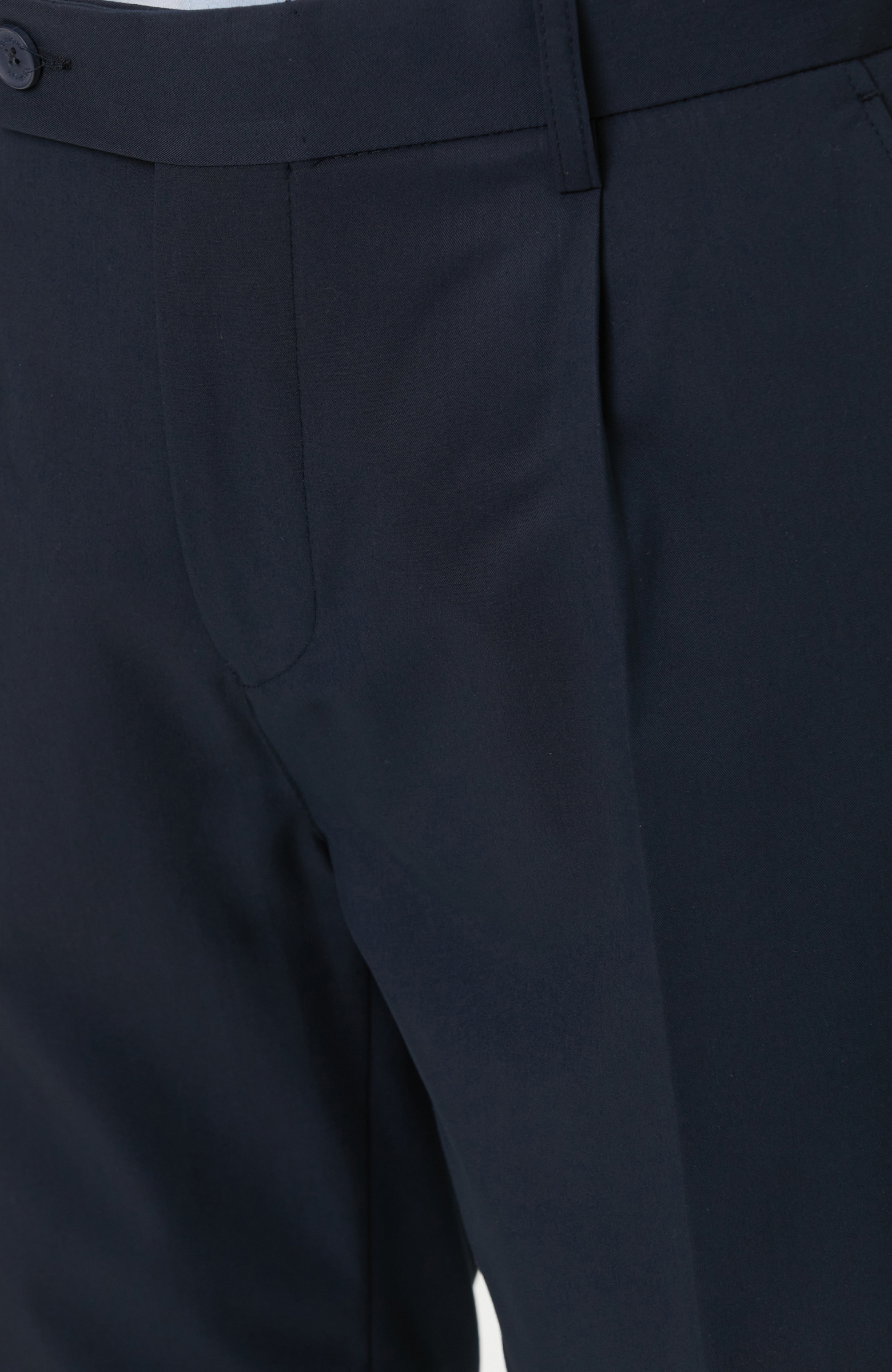 Lacivert Çift Pilili Pantolon