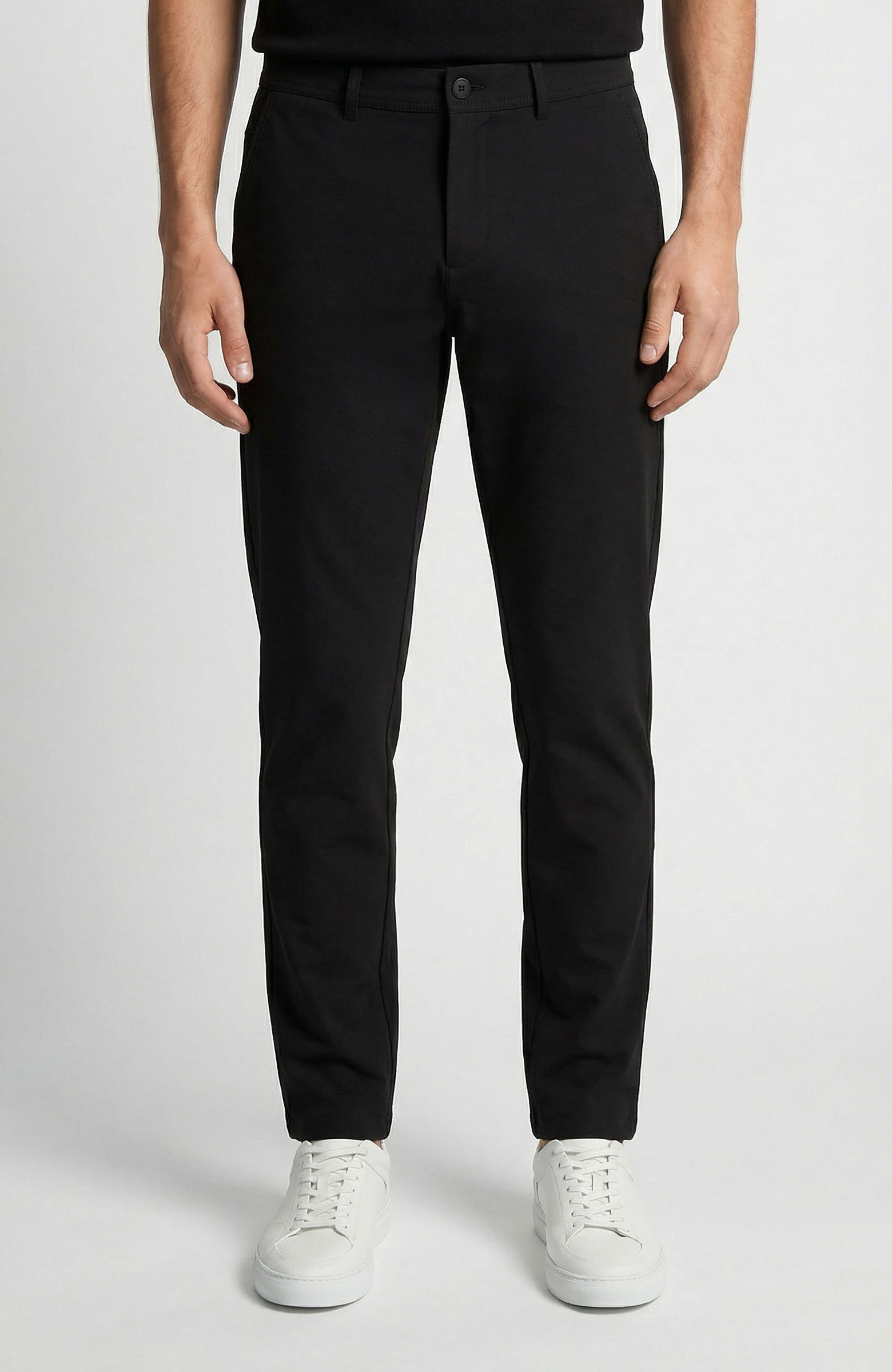 Siyah Diyagonal Pantolon