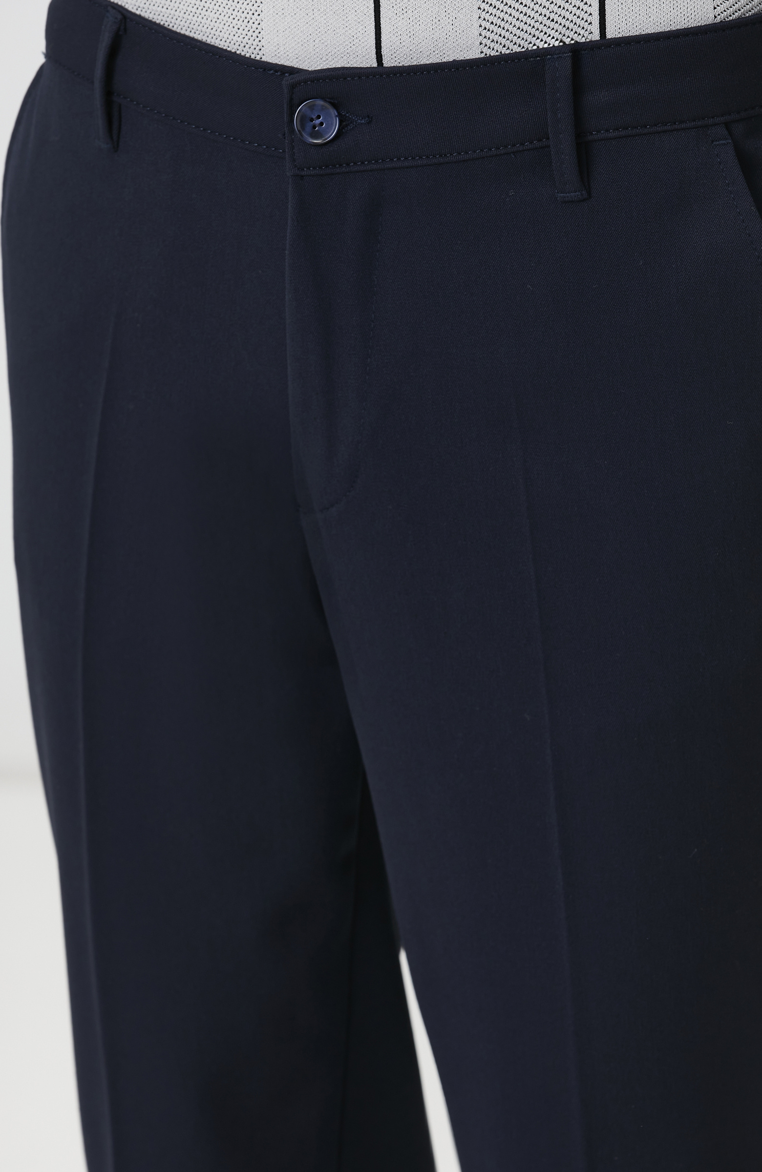 Lacivert Düz Dokuma Pantolon