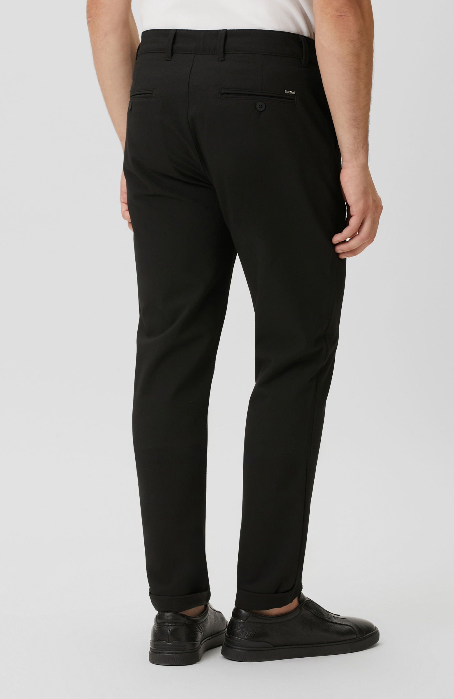 Siyah Jogger Gofre Desen Dokuma Pantolon