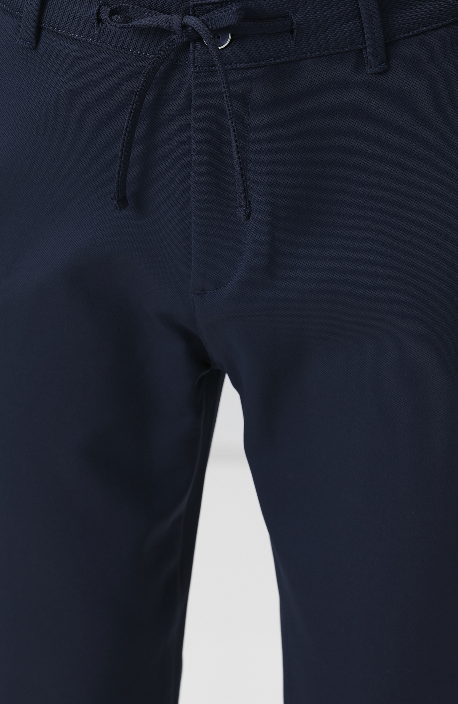 Lacivert Duble Paça Diyagonal Örme Jogger Pantolon