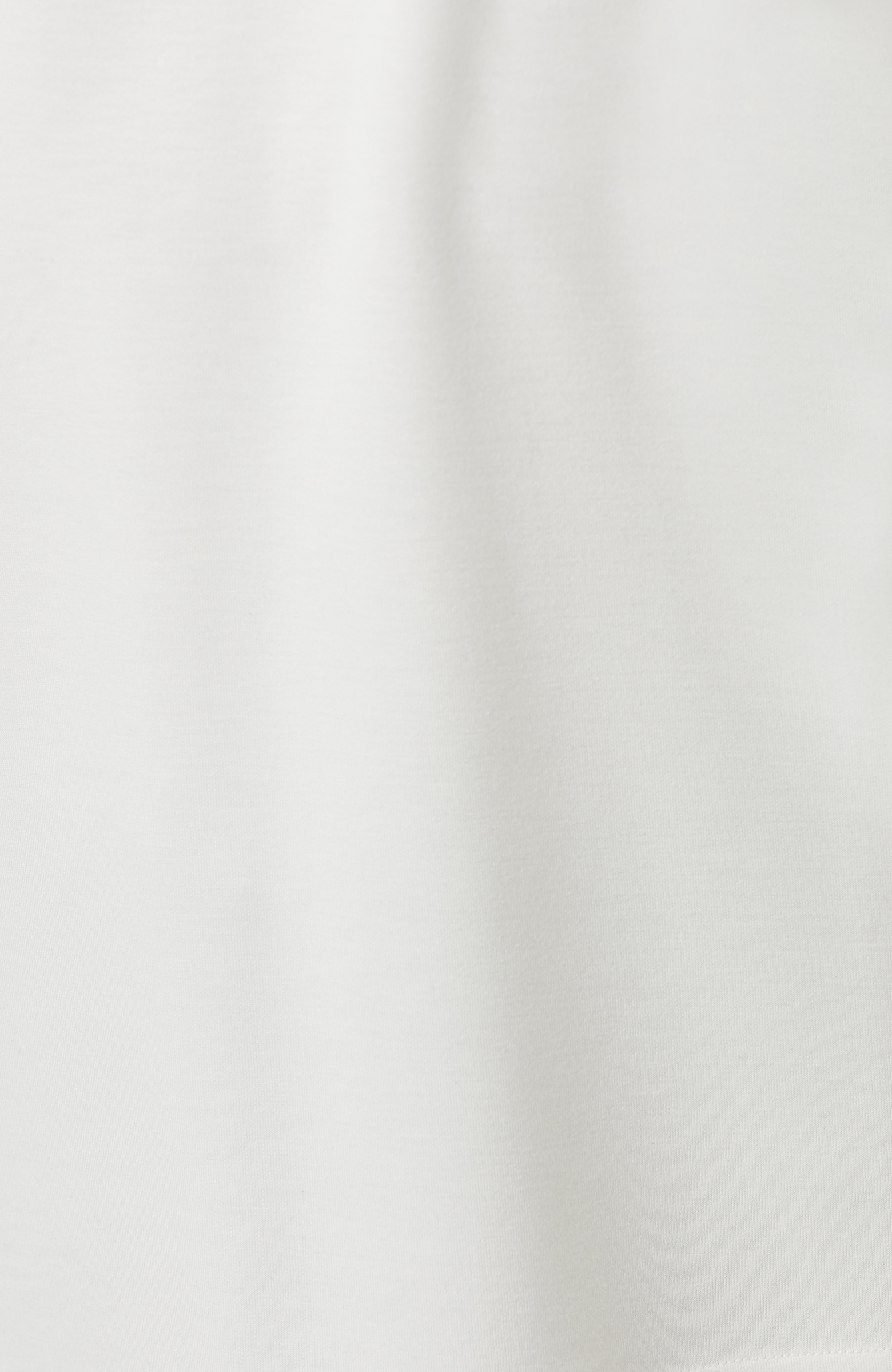 Comfort Fit Beyaz Göğüs Cep Detaylı Sweatshirt