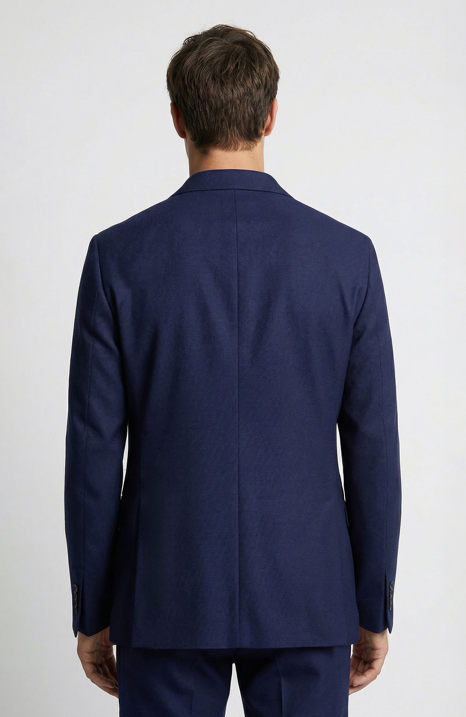 Slim Fit Lacivert Takım Elbise