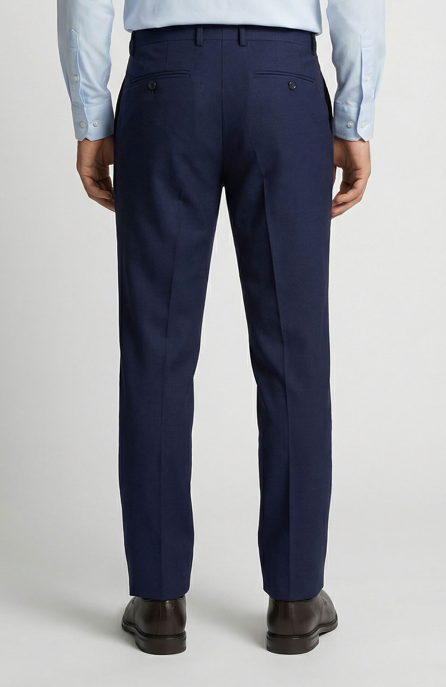 Slim Fit Lacivert Takım Elbise