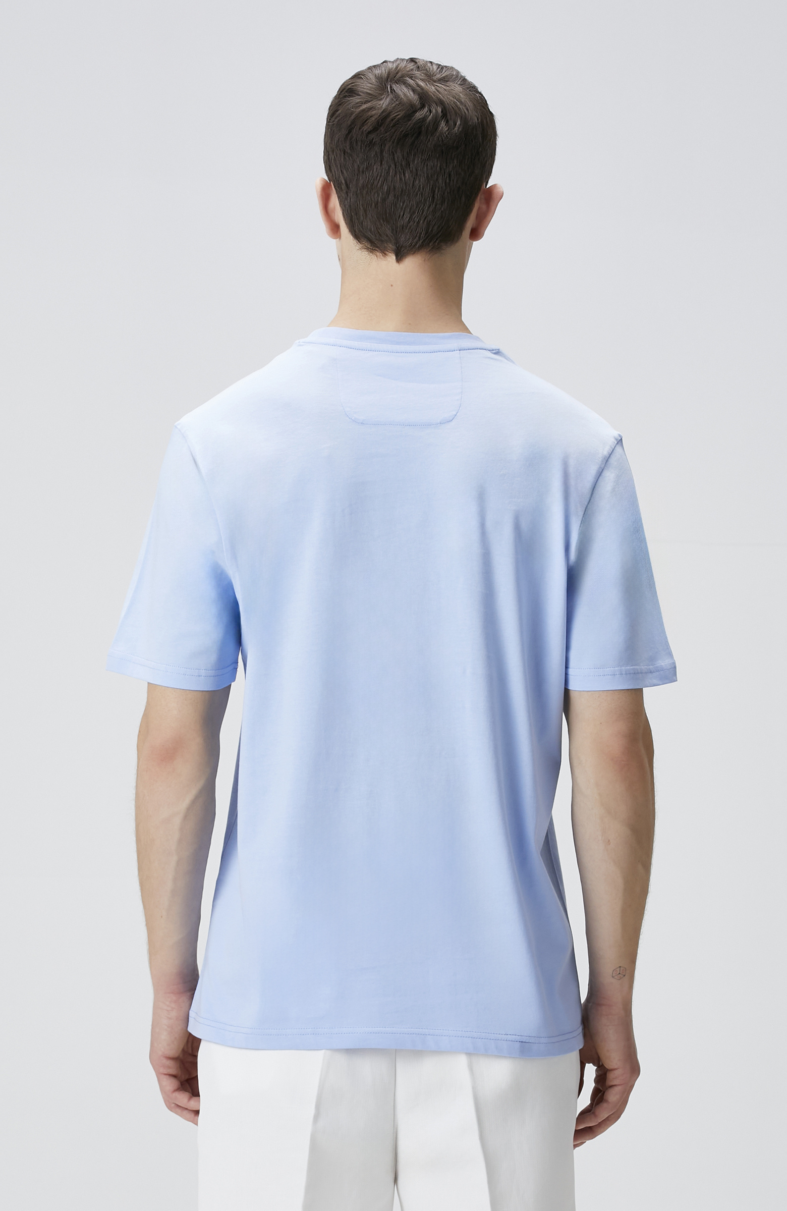 Mavi Baskılı T-shirt