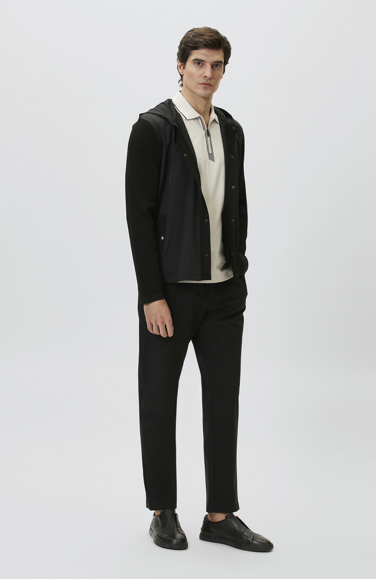 N-Tech Stone Zipper T-shirt