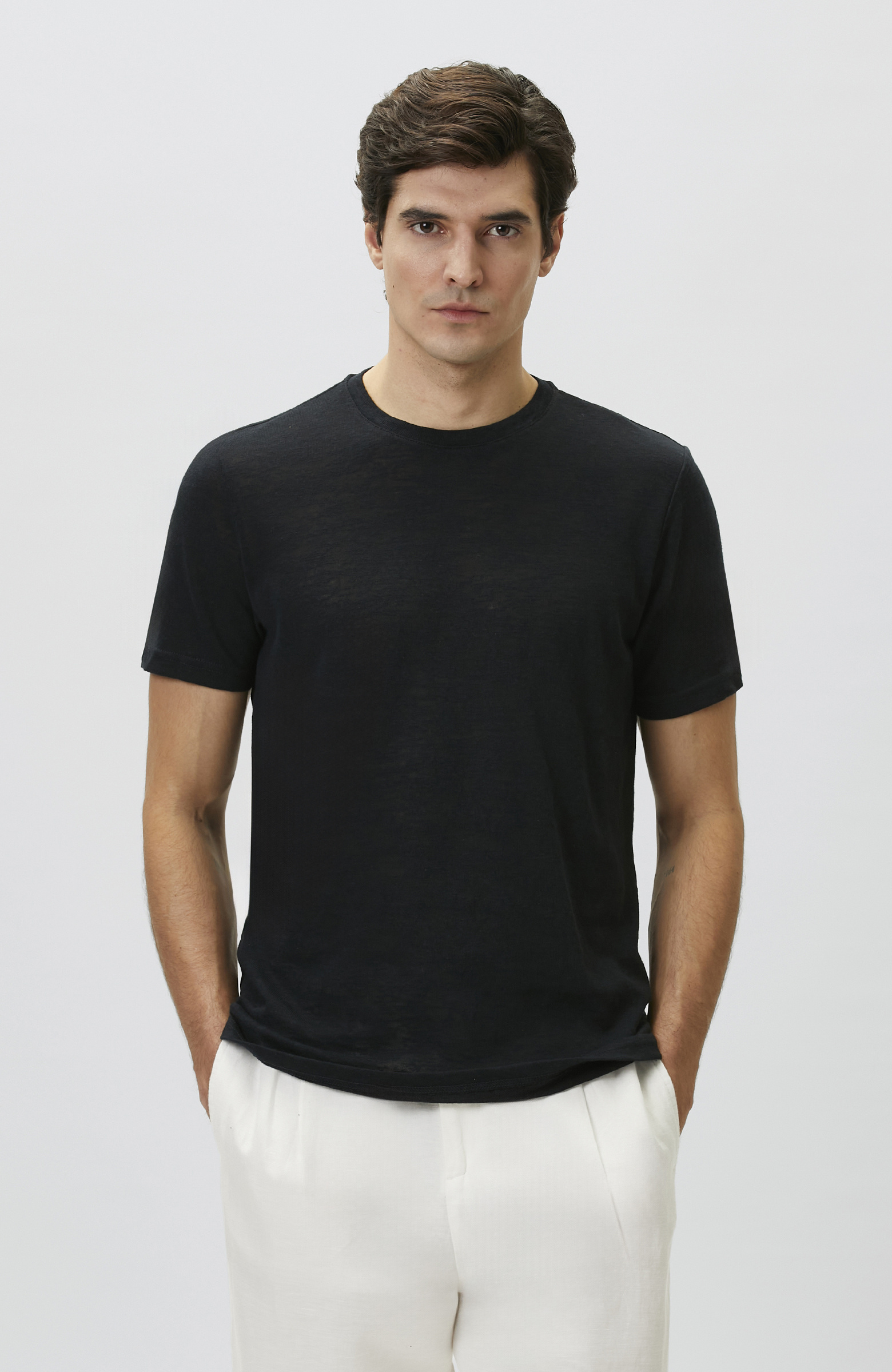 Lacivert Basic T-shirt