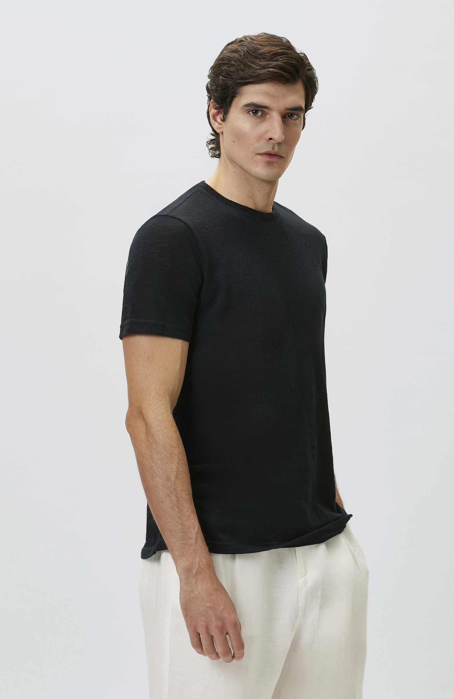 Lacivert Basic T-shirt