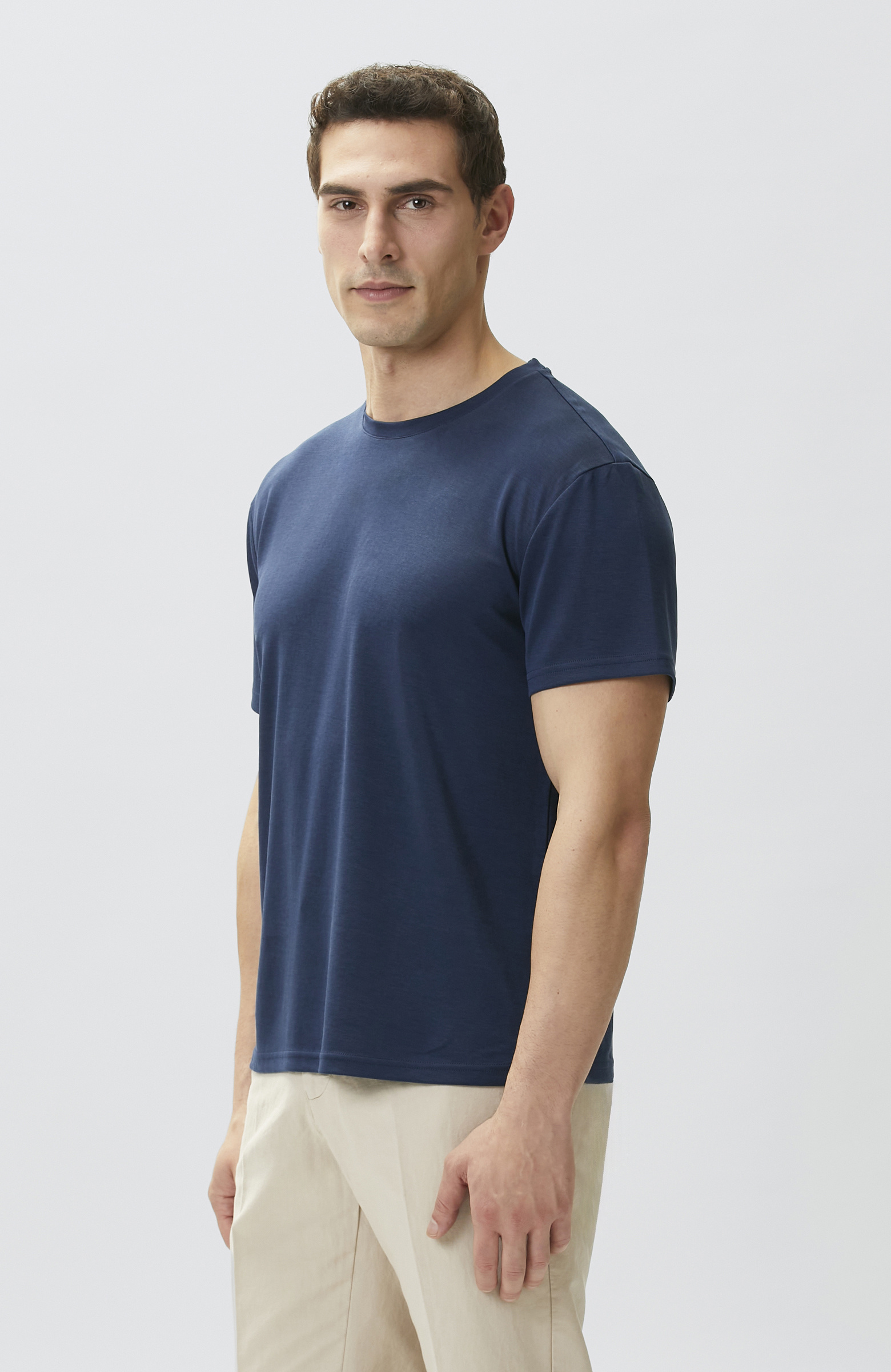 Lacivert Basic T-shirt