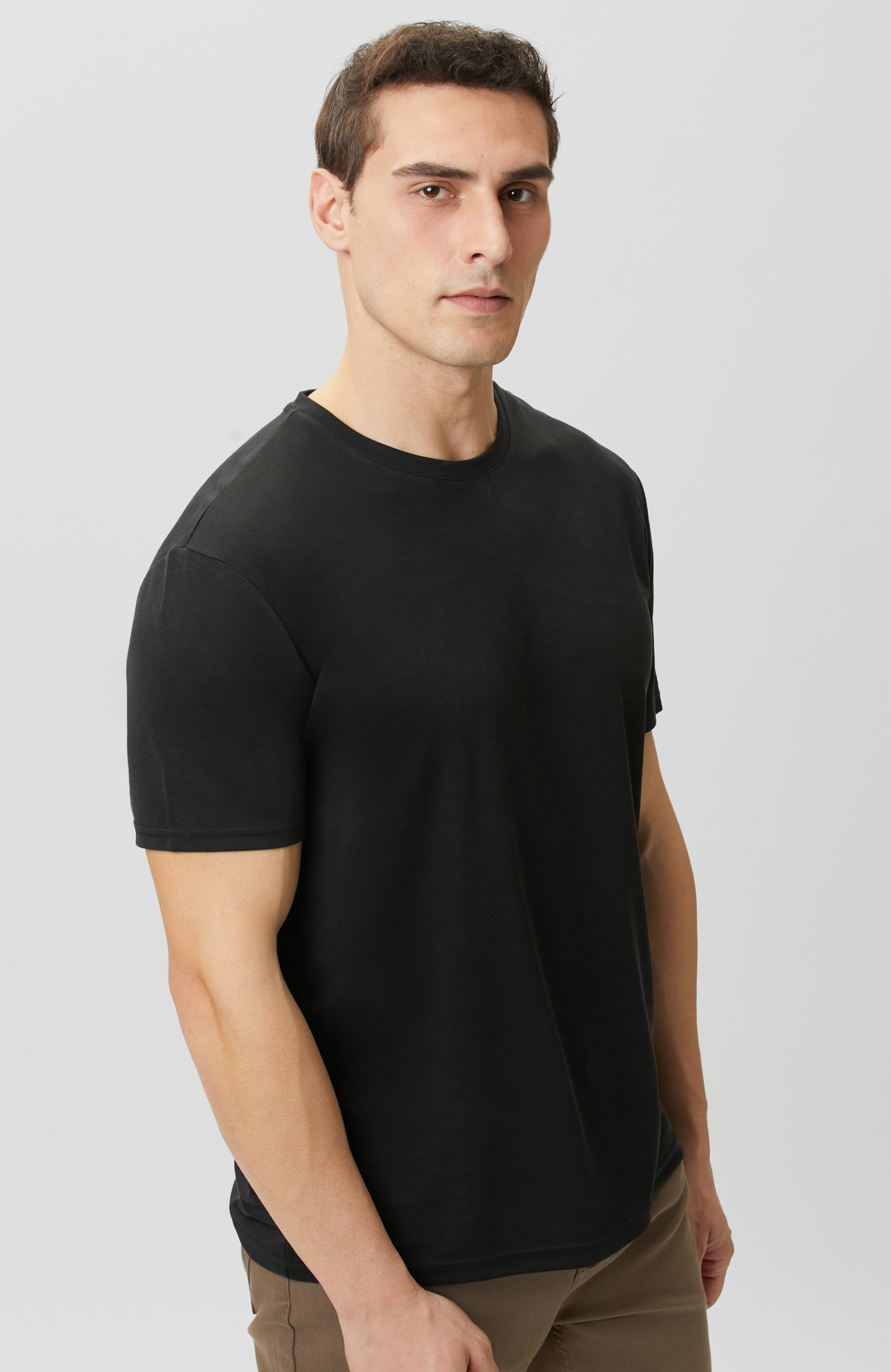 Siyah Basic Pike T-shirt