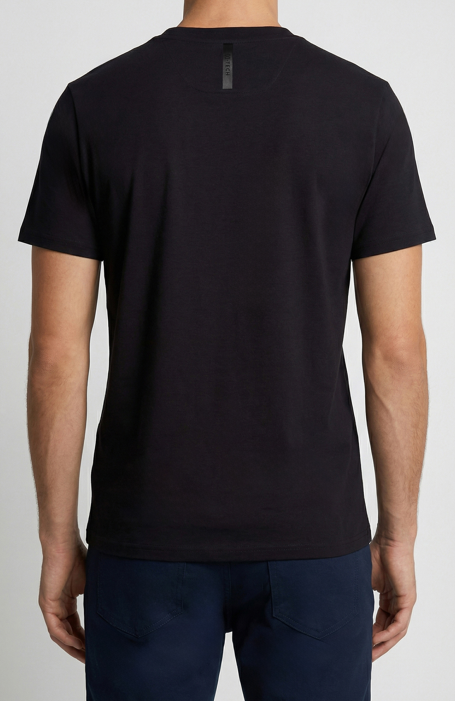 N-Tech Siyah Hologram Baskılı T-shirt