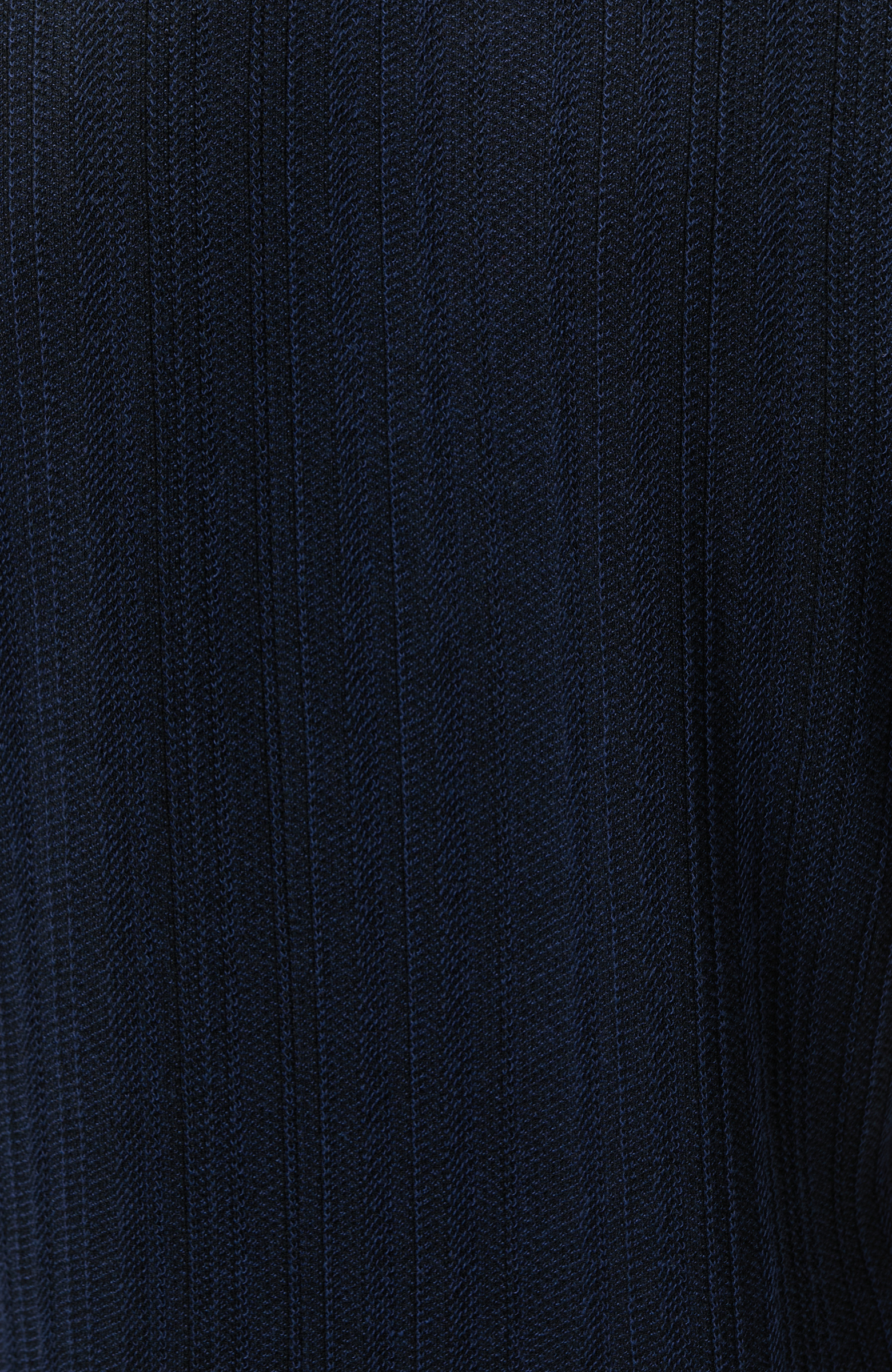 N-Tech Lacivert Polo Yaka Fermuarlı Triko Kazak