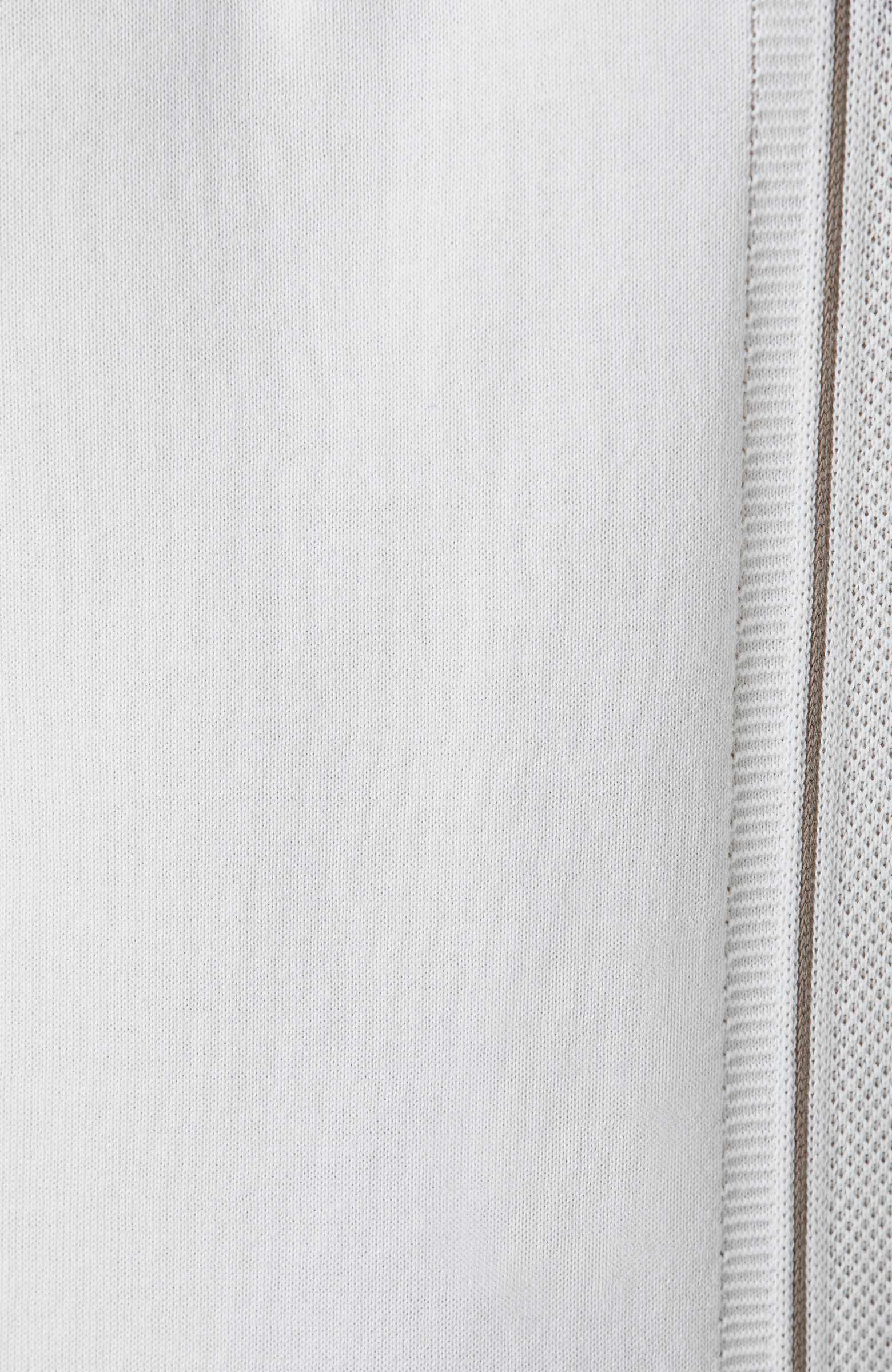 Off White Patterned Polo Knitwear Sweater