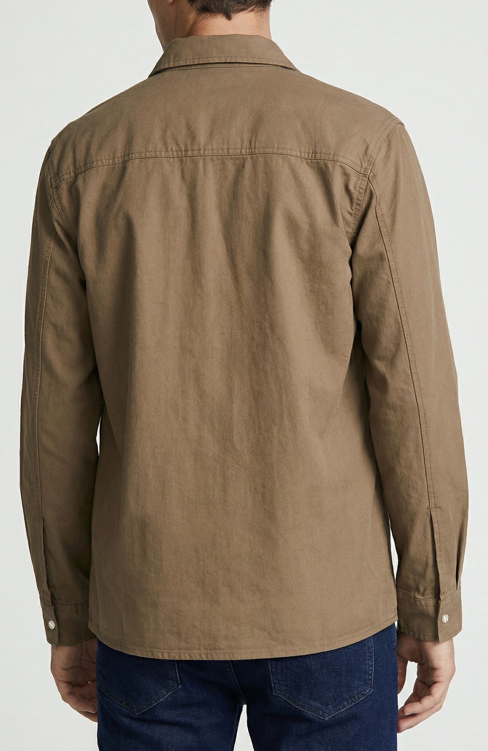 Khaki Paper Touch Shirt