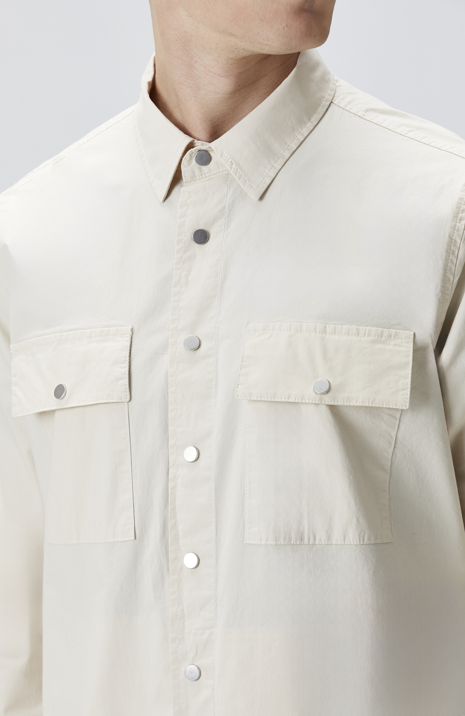 Bej Paper Touch Dış Gömlek