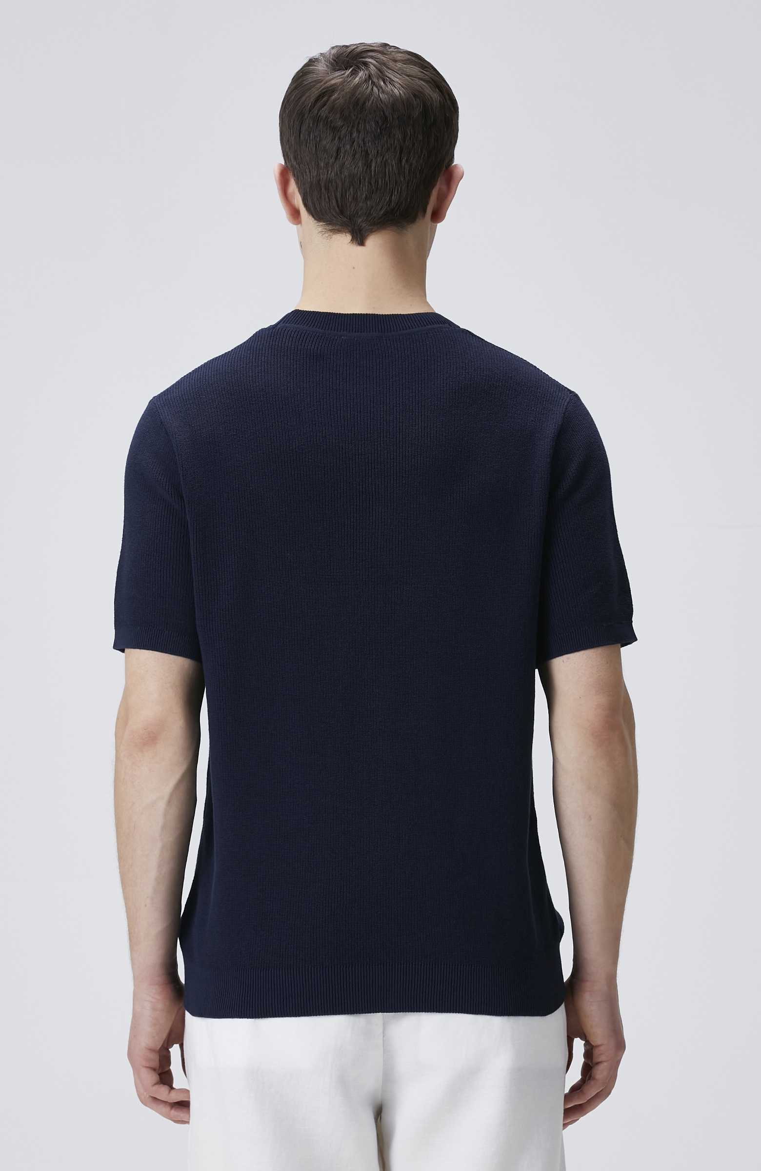 Lacivert Pamuk Triko Kazak