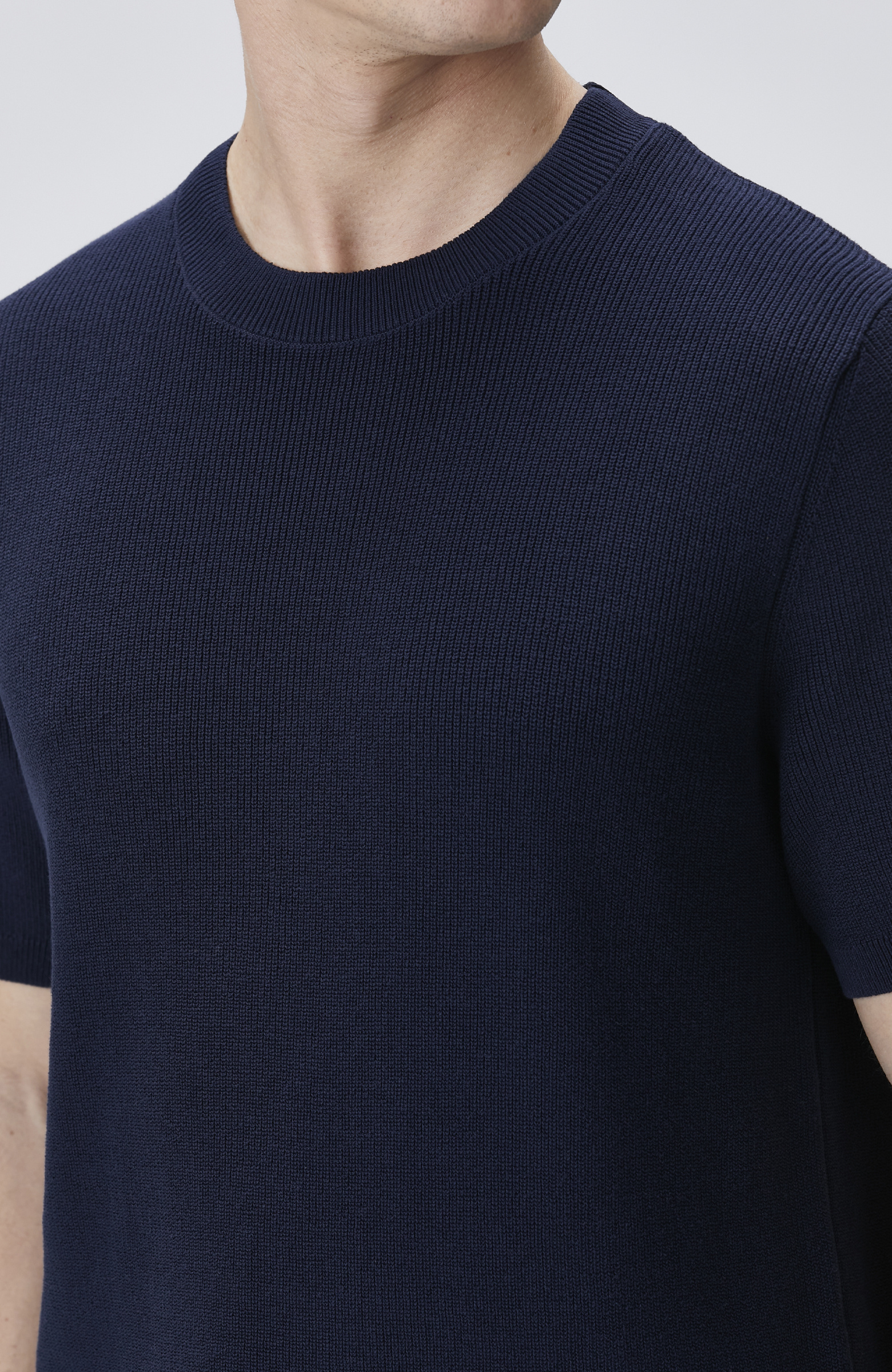 Lacivert Pamuk Triko Kazak