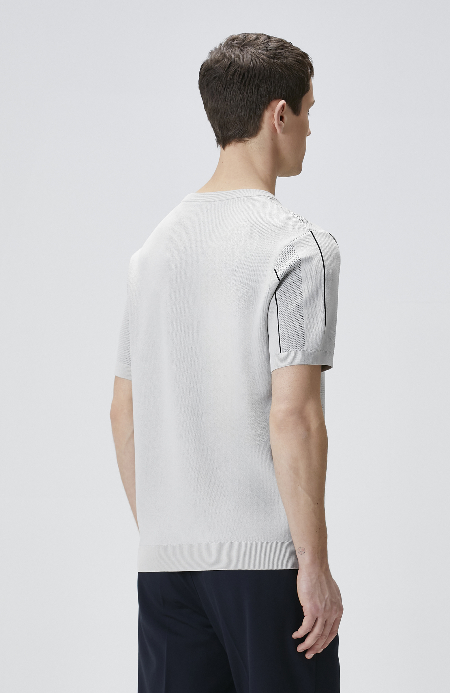 Taş Desenli Bisiklet Yaka Triko Kazak