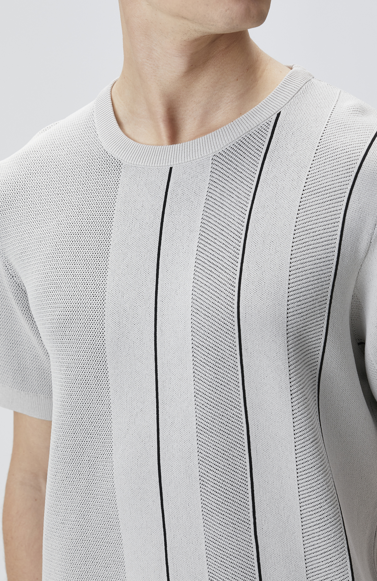 Taş Desenli Bisiklet Yaka Triko Kazak