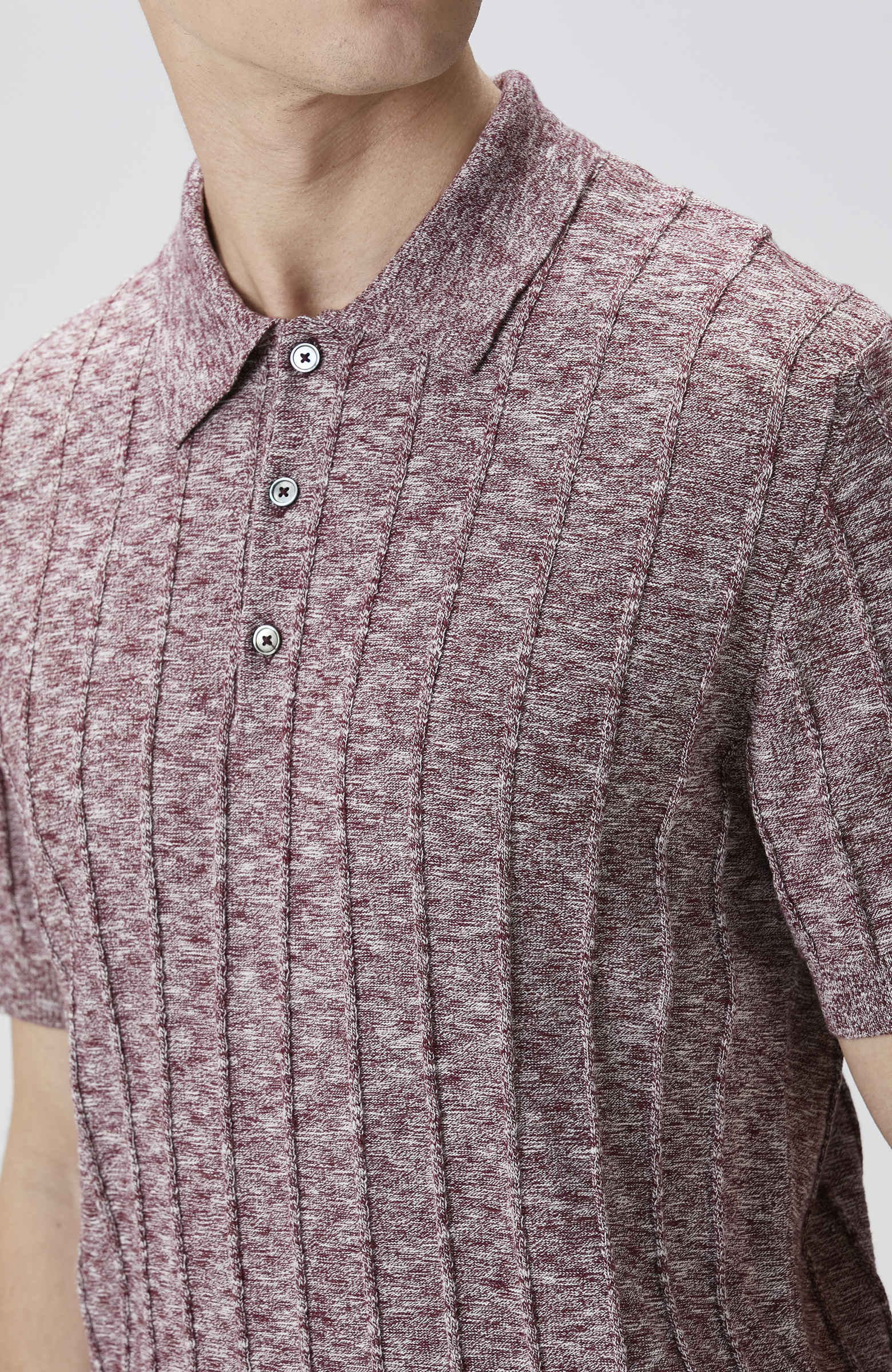 Bordo Selanik Örgü Triko Kazak