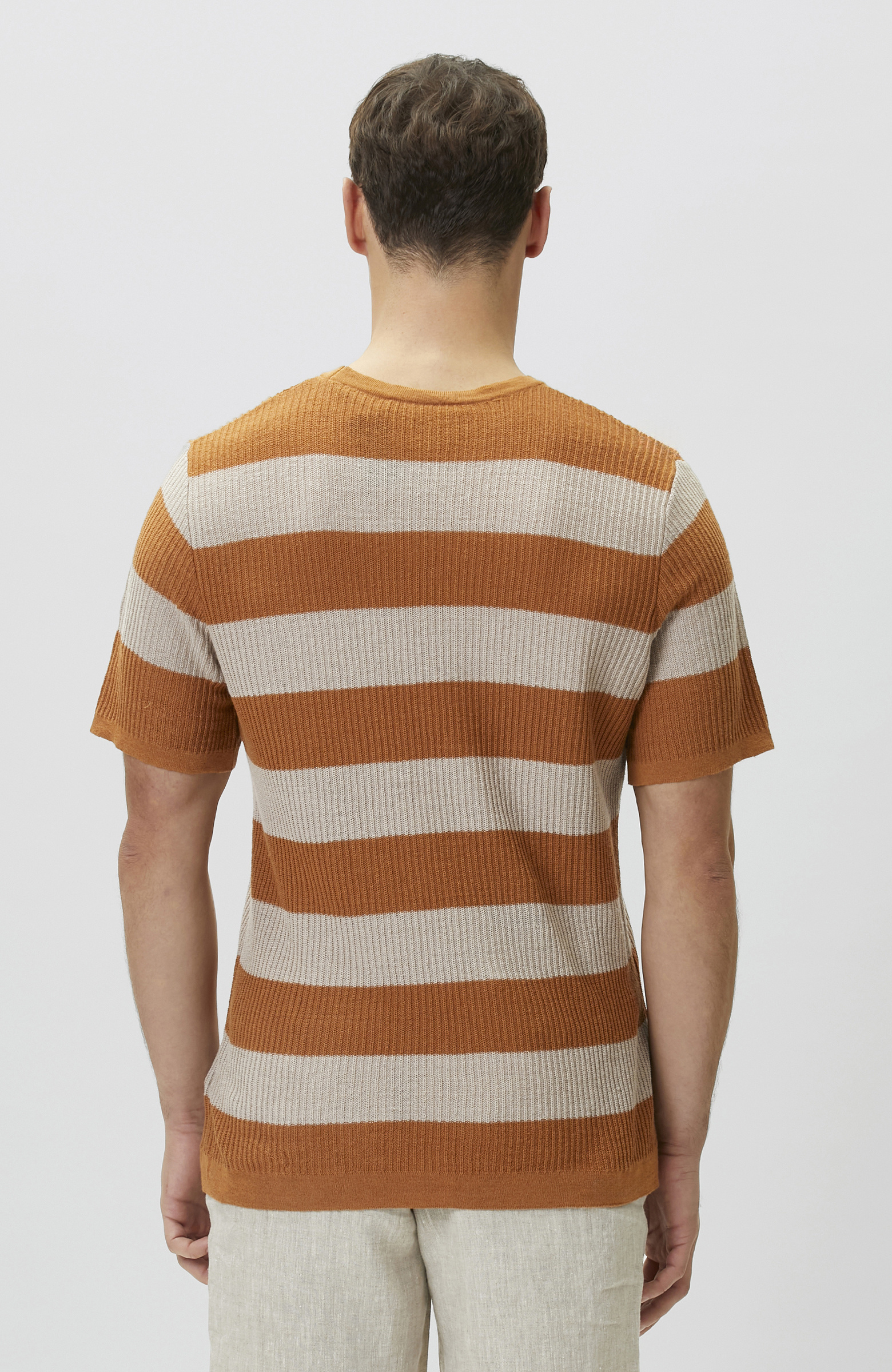 Orange Beige Sweater