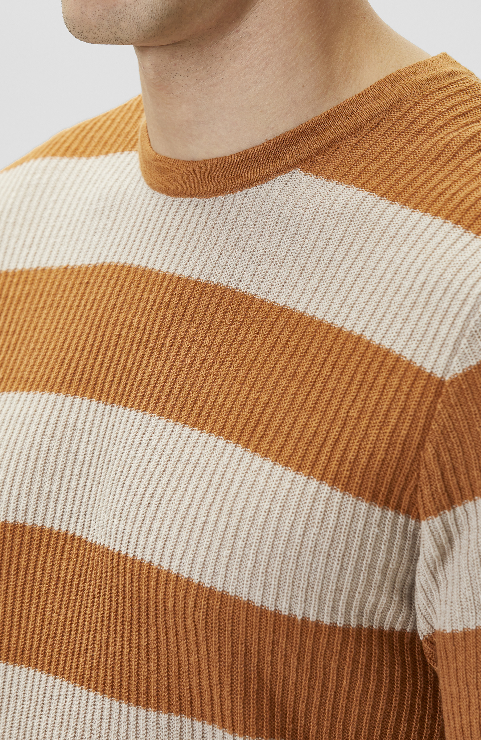 Orange Beige Sweater