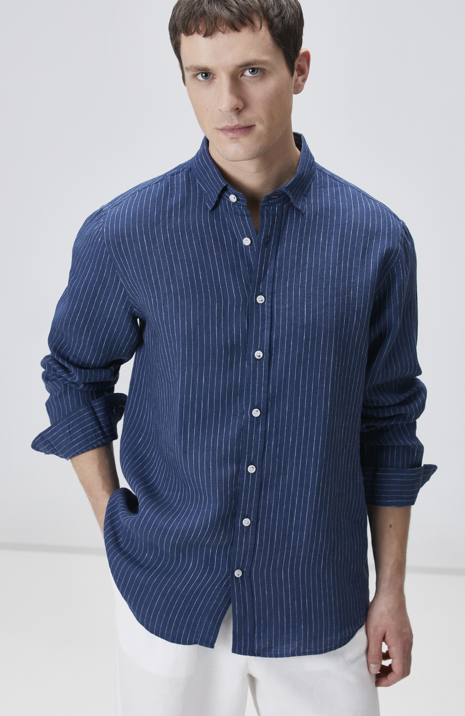 Navy Blue Shirt