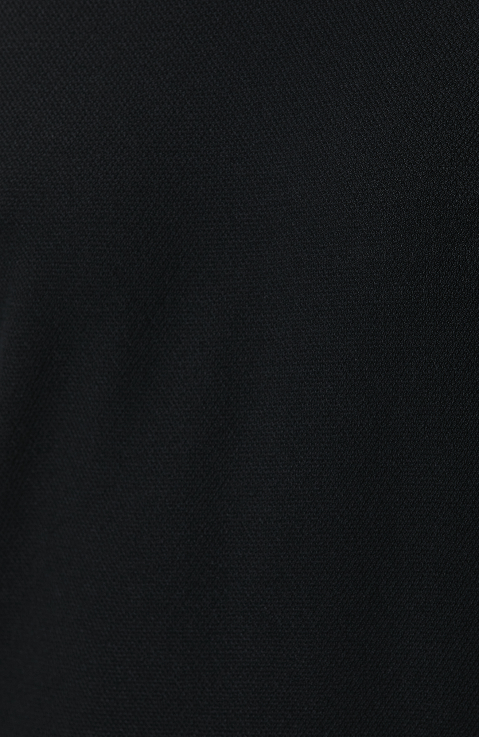 Siyah Balıksırtı Desenli Triko Kazak