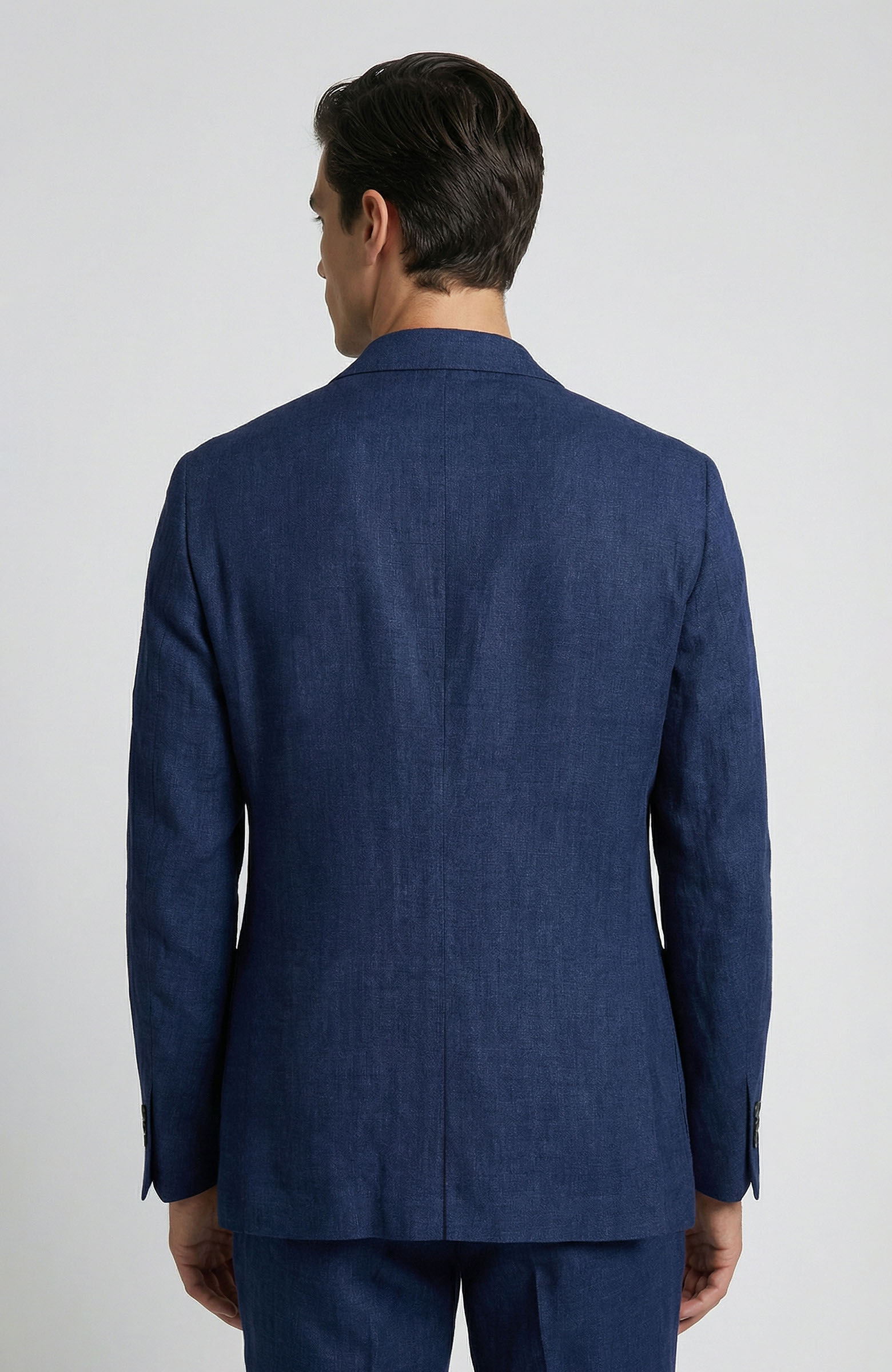 Lacivert Keten Klasik Ceket