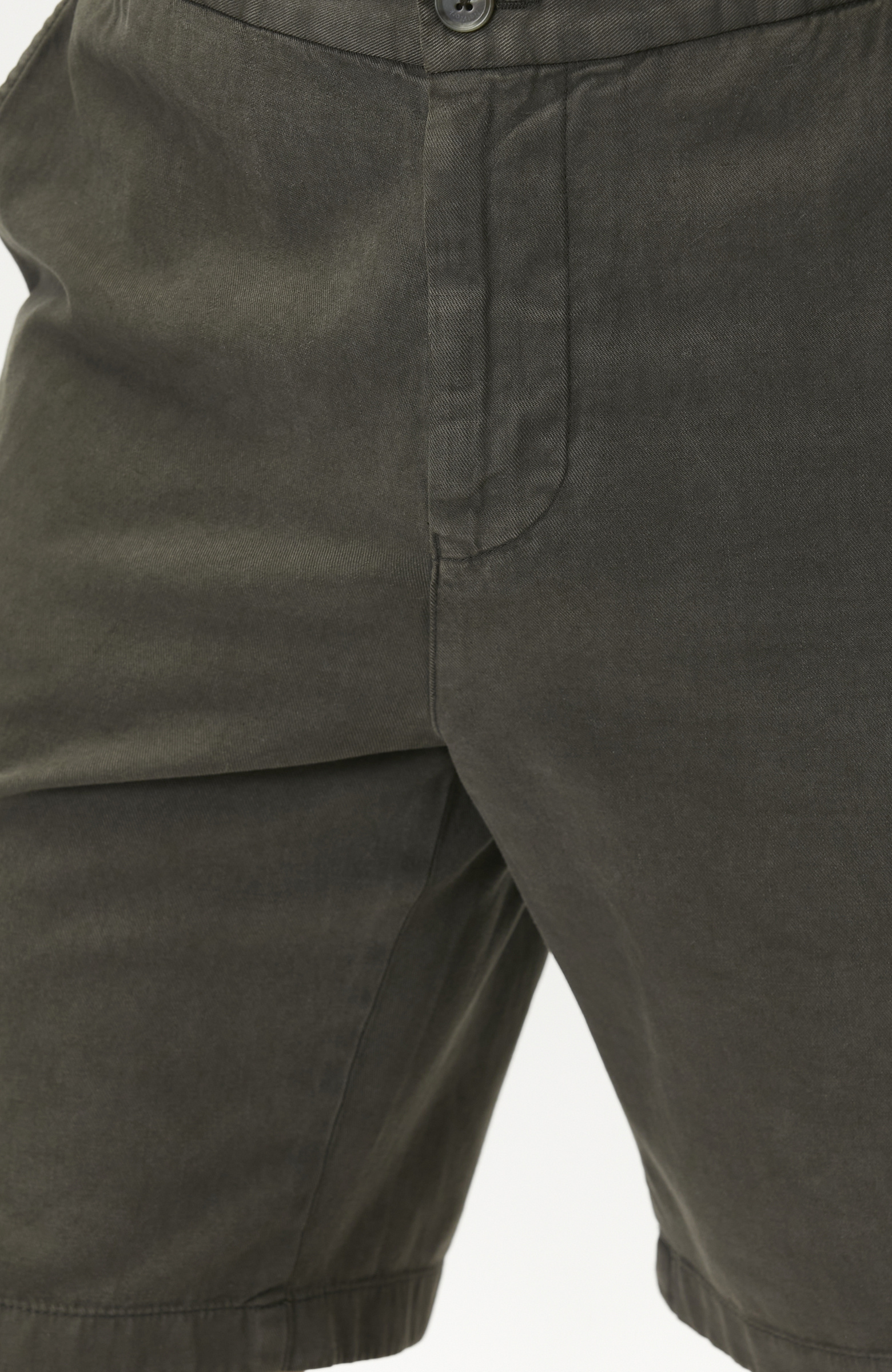 Haki Bağcıklı Comfort Şort