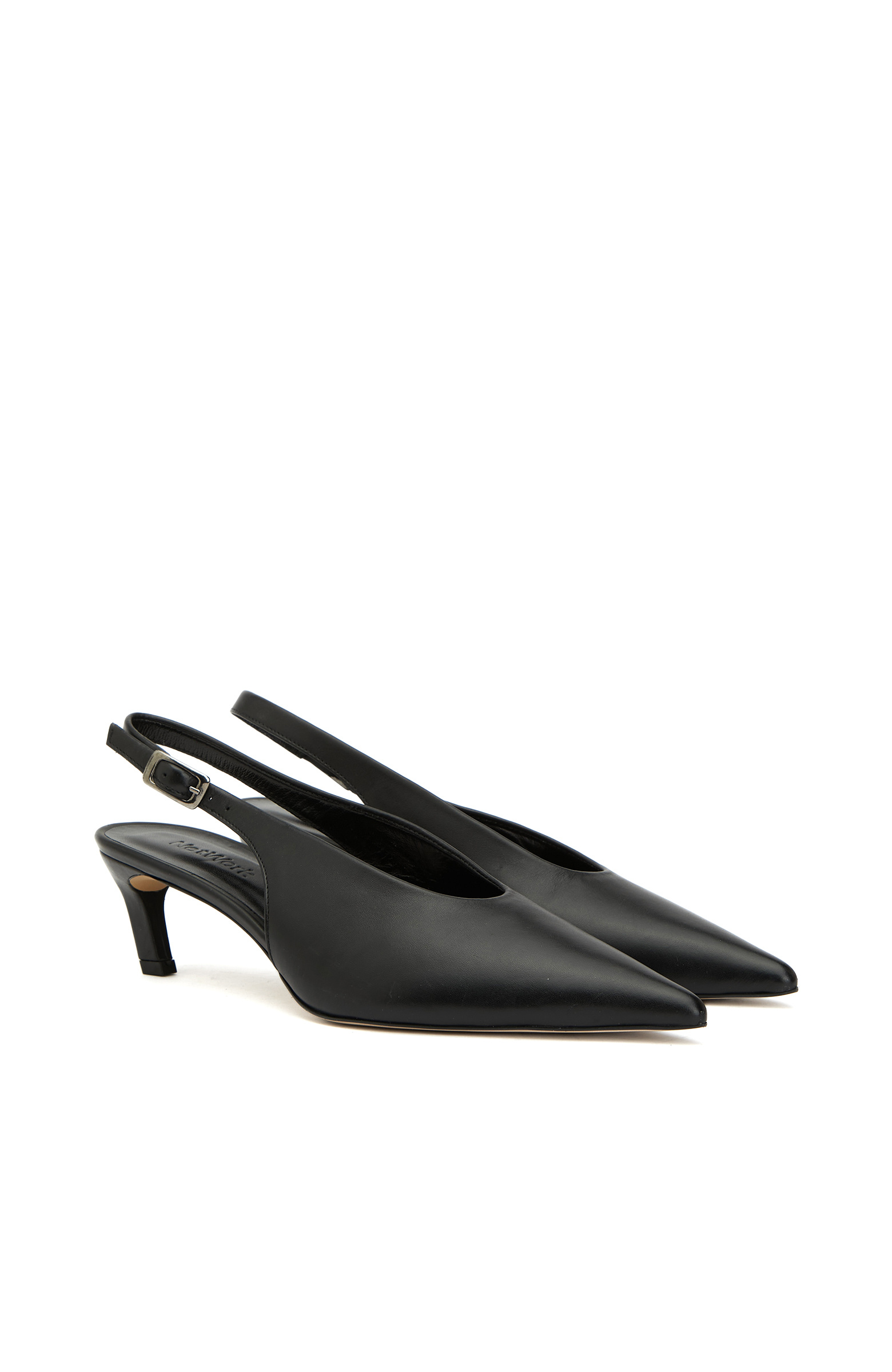 Siyah Topuklu Sandalet