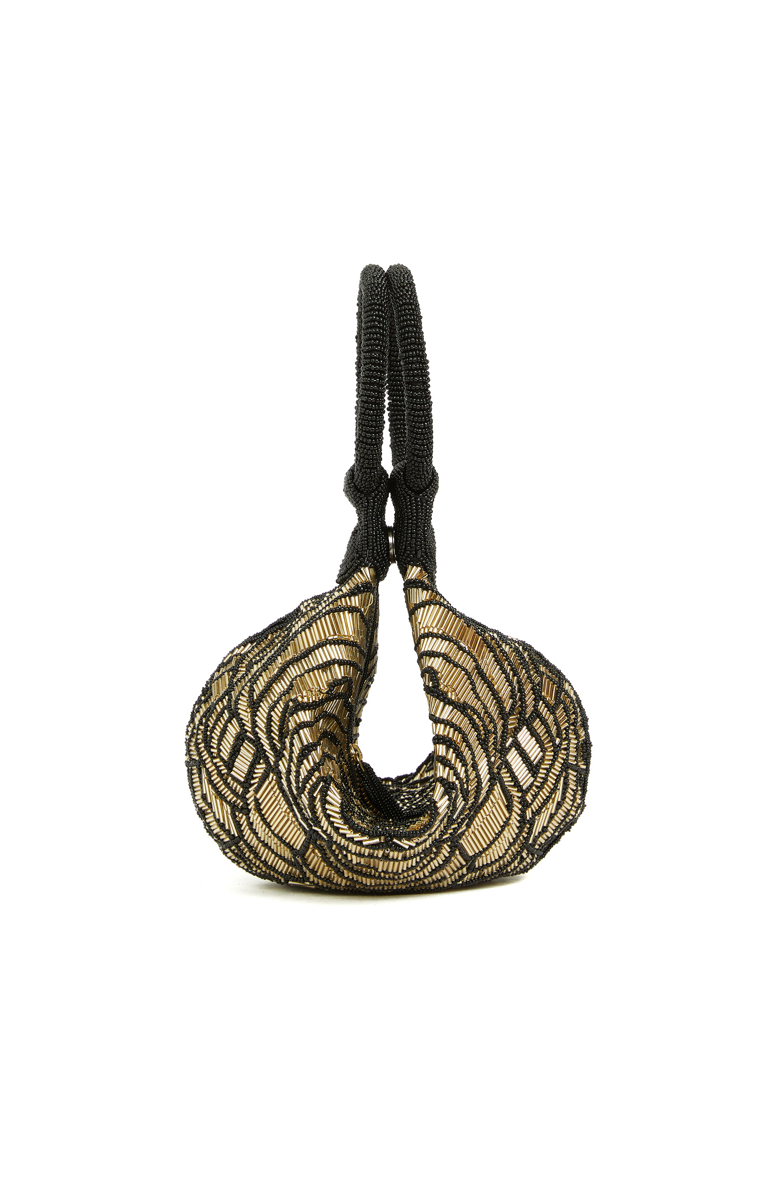 Renkli Boncuk İşlemeli Kadın Clutch