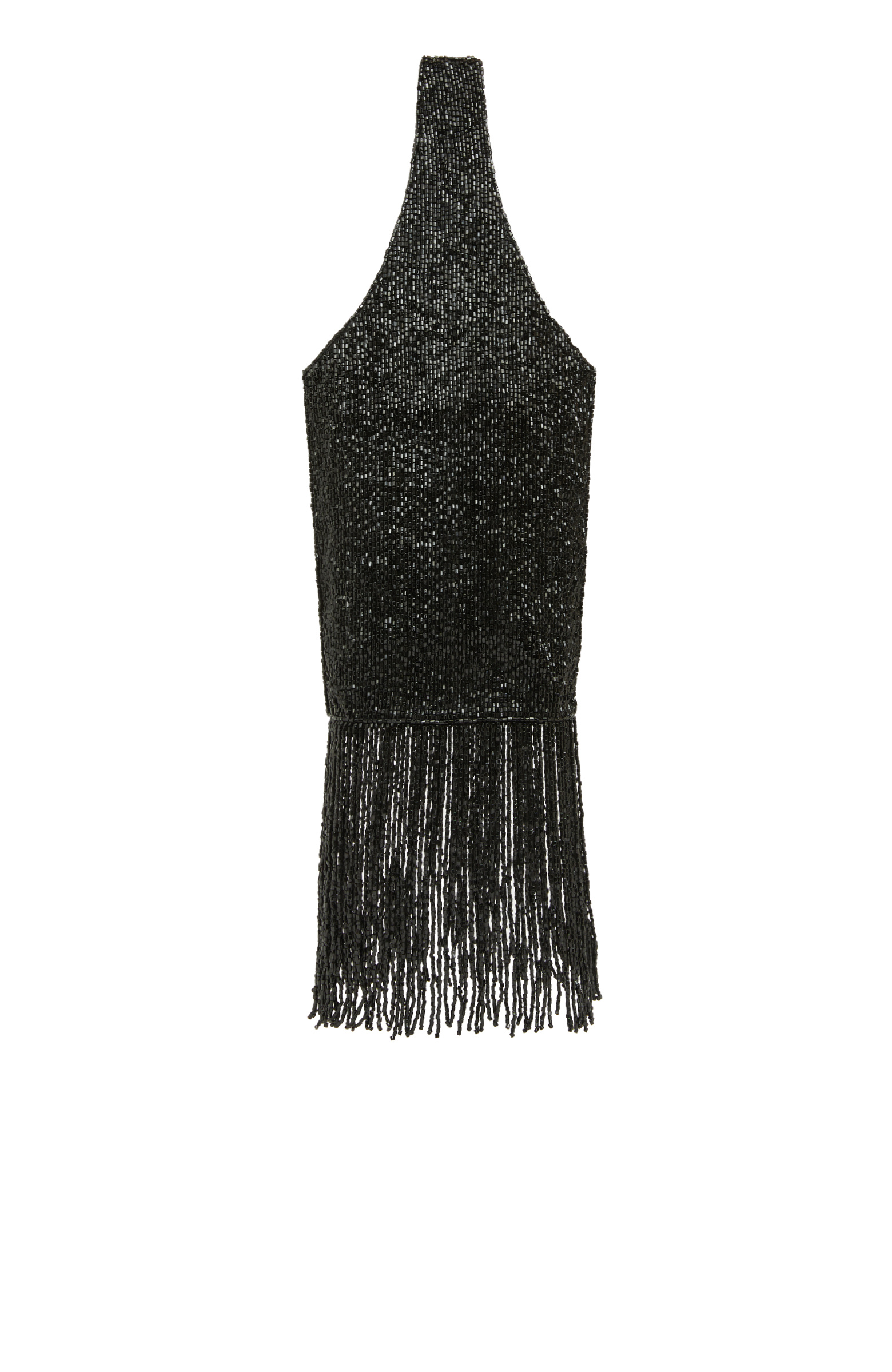 Siyah Boncuk İşlemeli Kadın Clutch