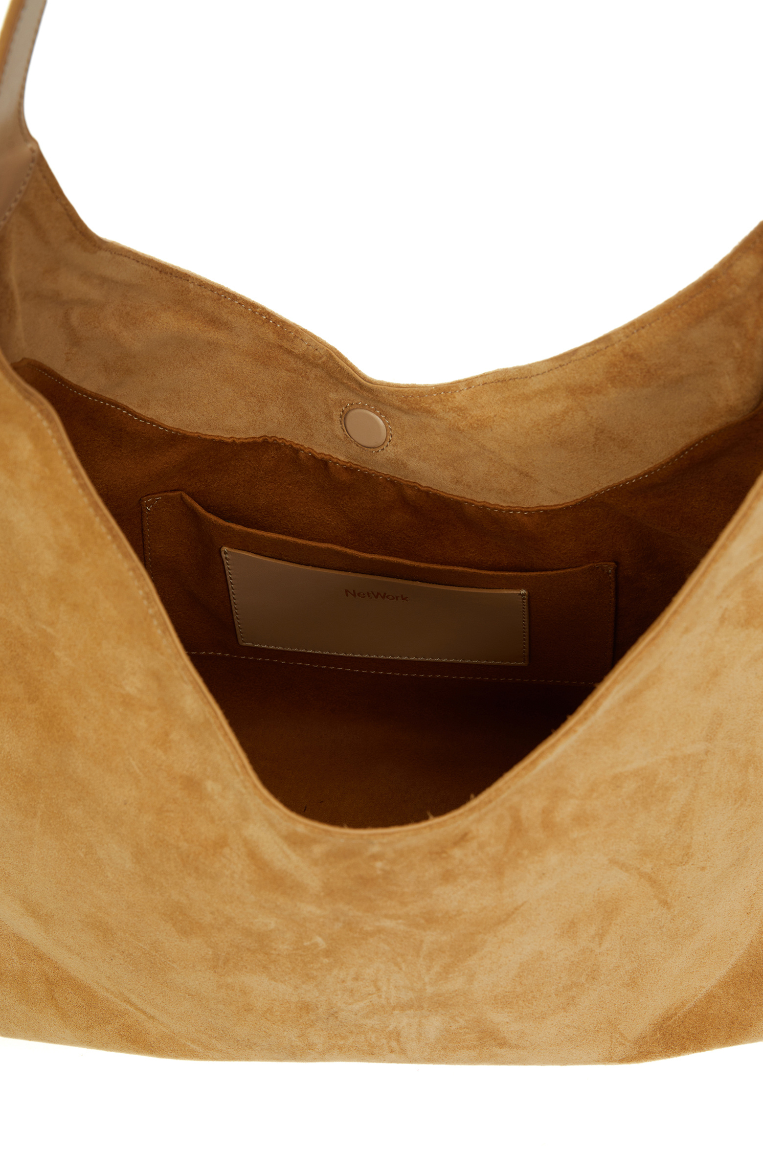 Hardal Kadın Süet Çanta