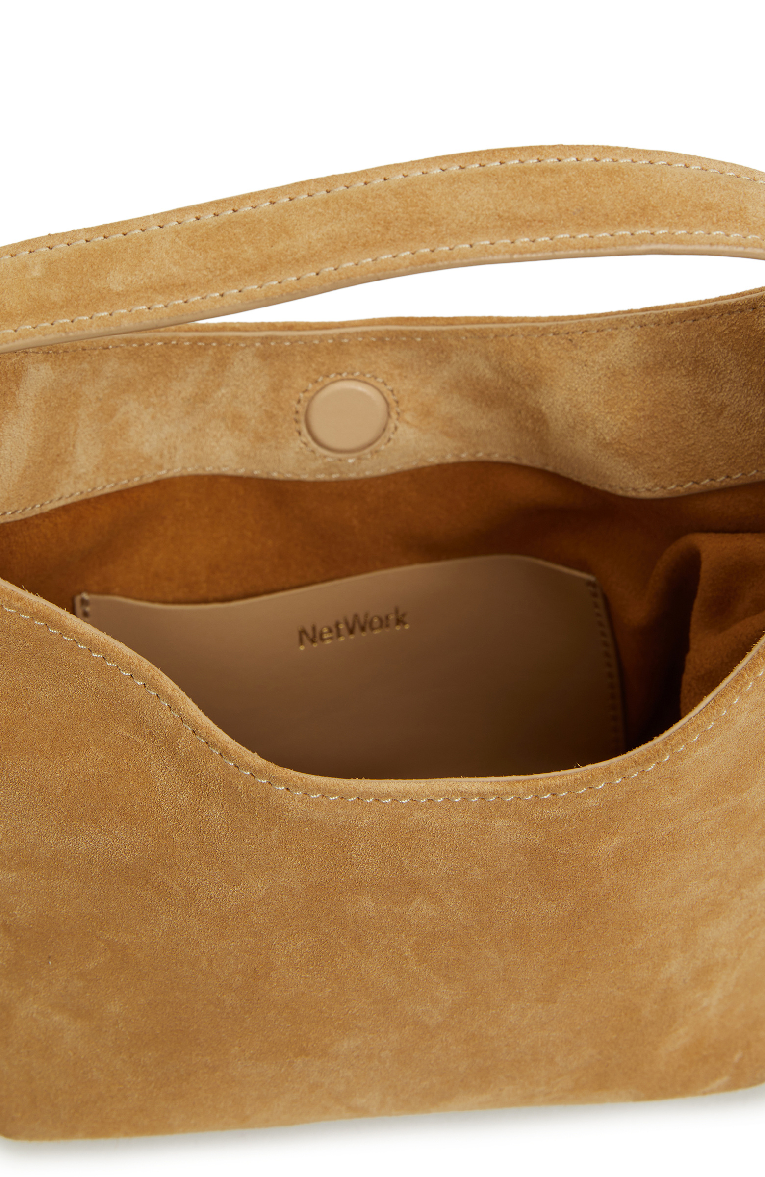 Hardal Kadın Süet Çanta